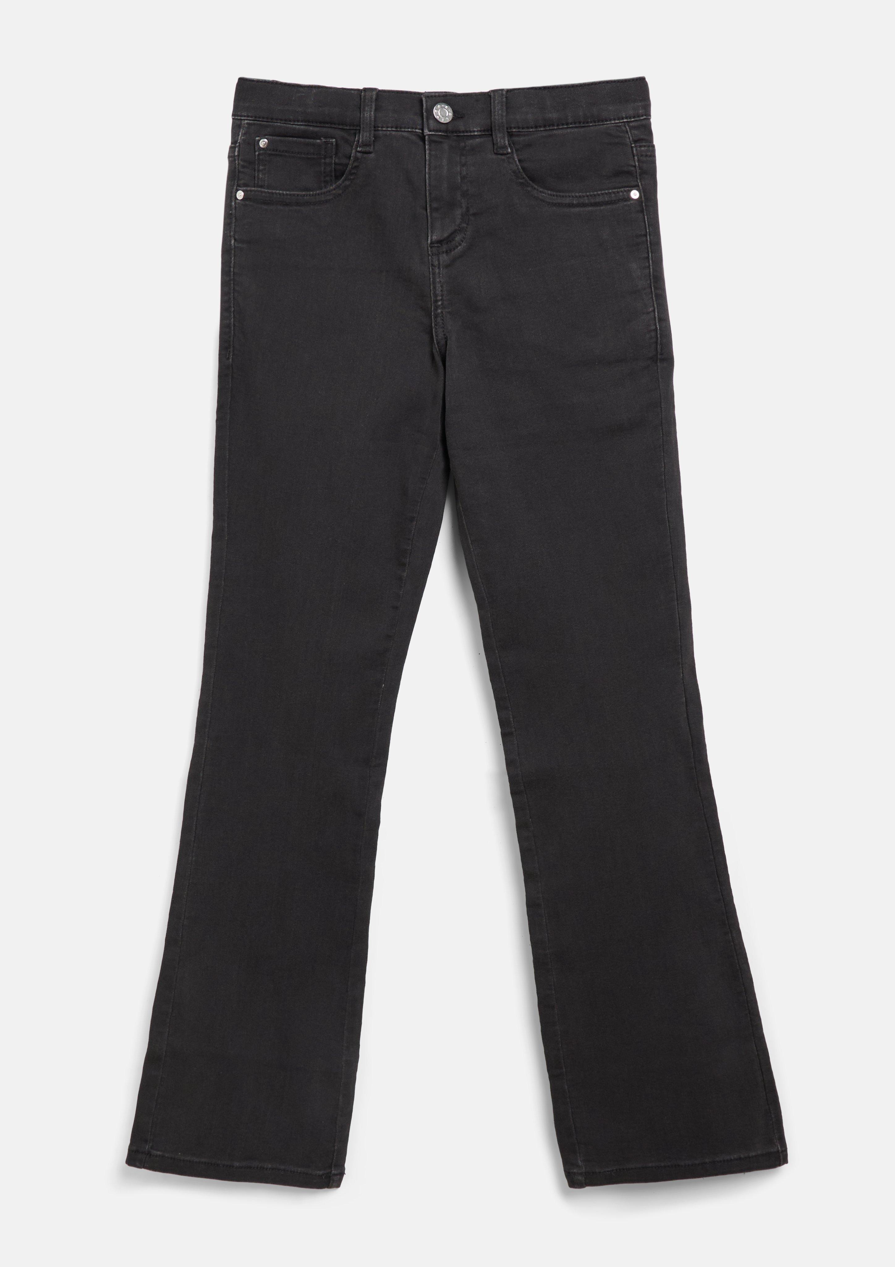 Junior Jean BEVERLY / Coupe régulière / Taille haute / Jambe évasée en graphite de s.Oliver