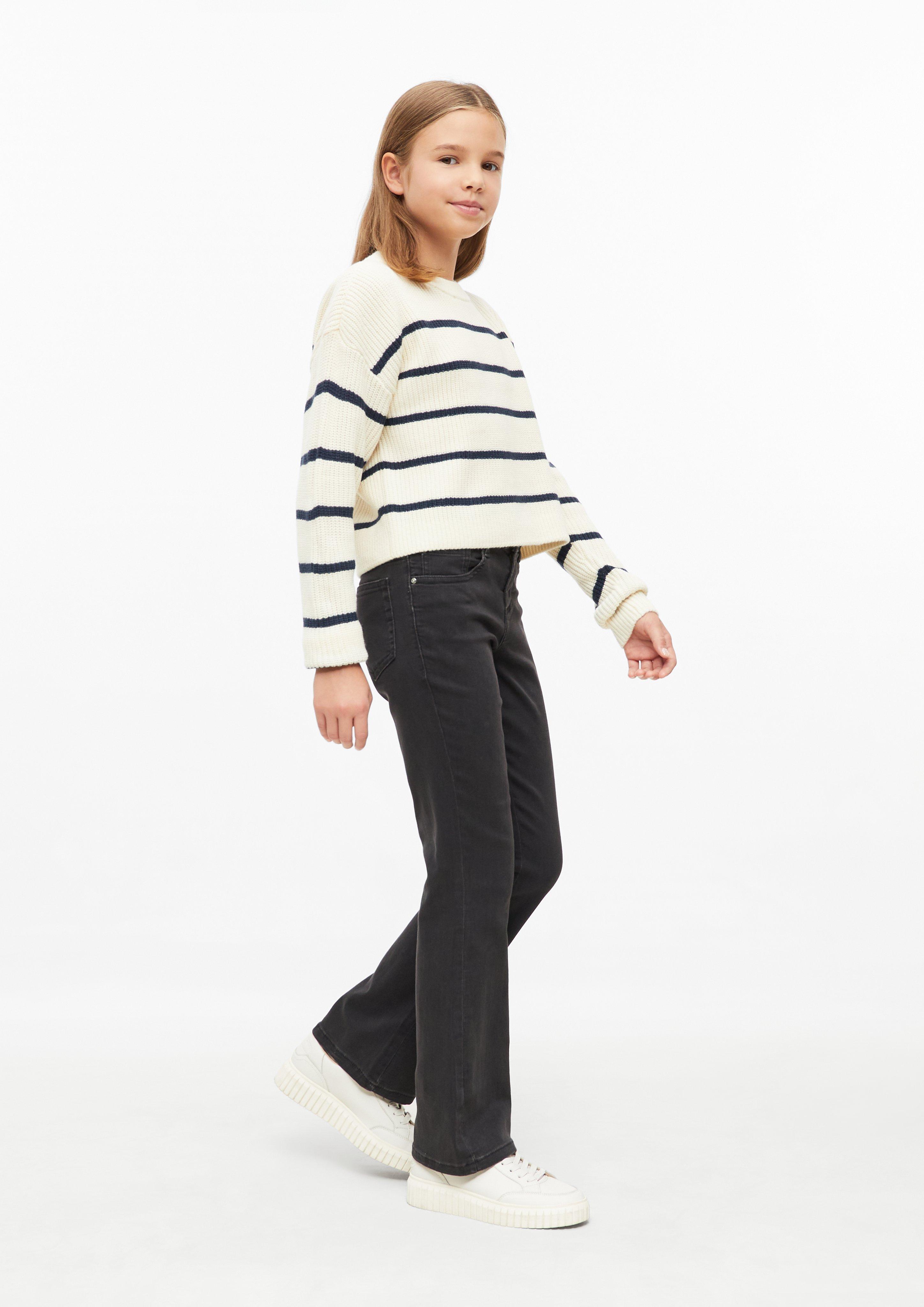 Kids BEVERLY Jeans / Regular Fit / High Rise / Flared Leg in grey by s.Oliver