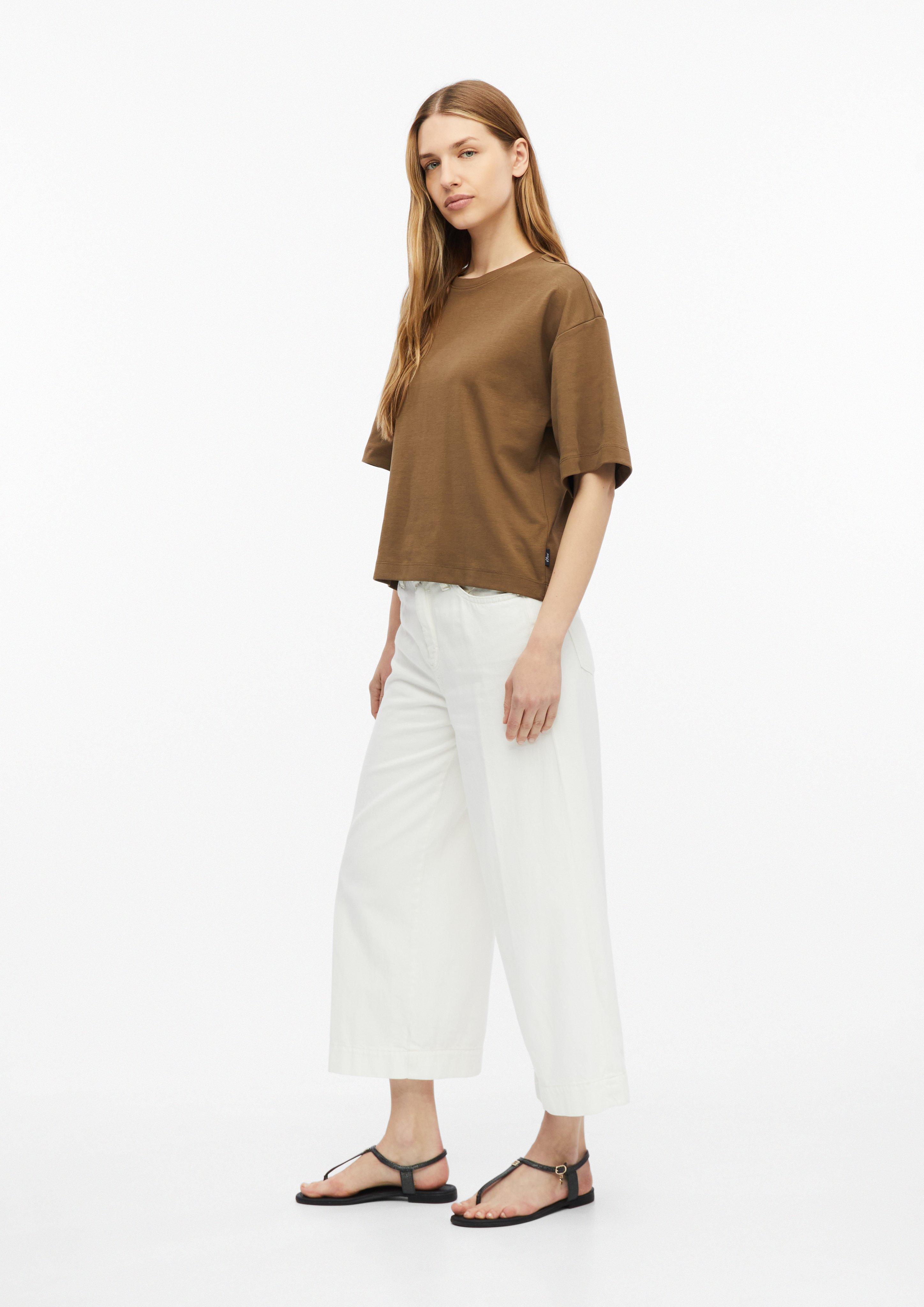 Femmes T-shirt en brun de s.Oliver