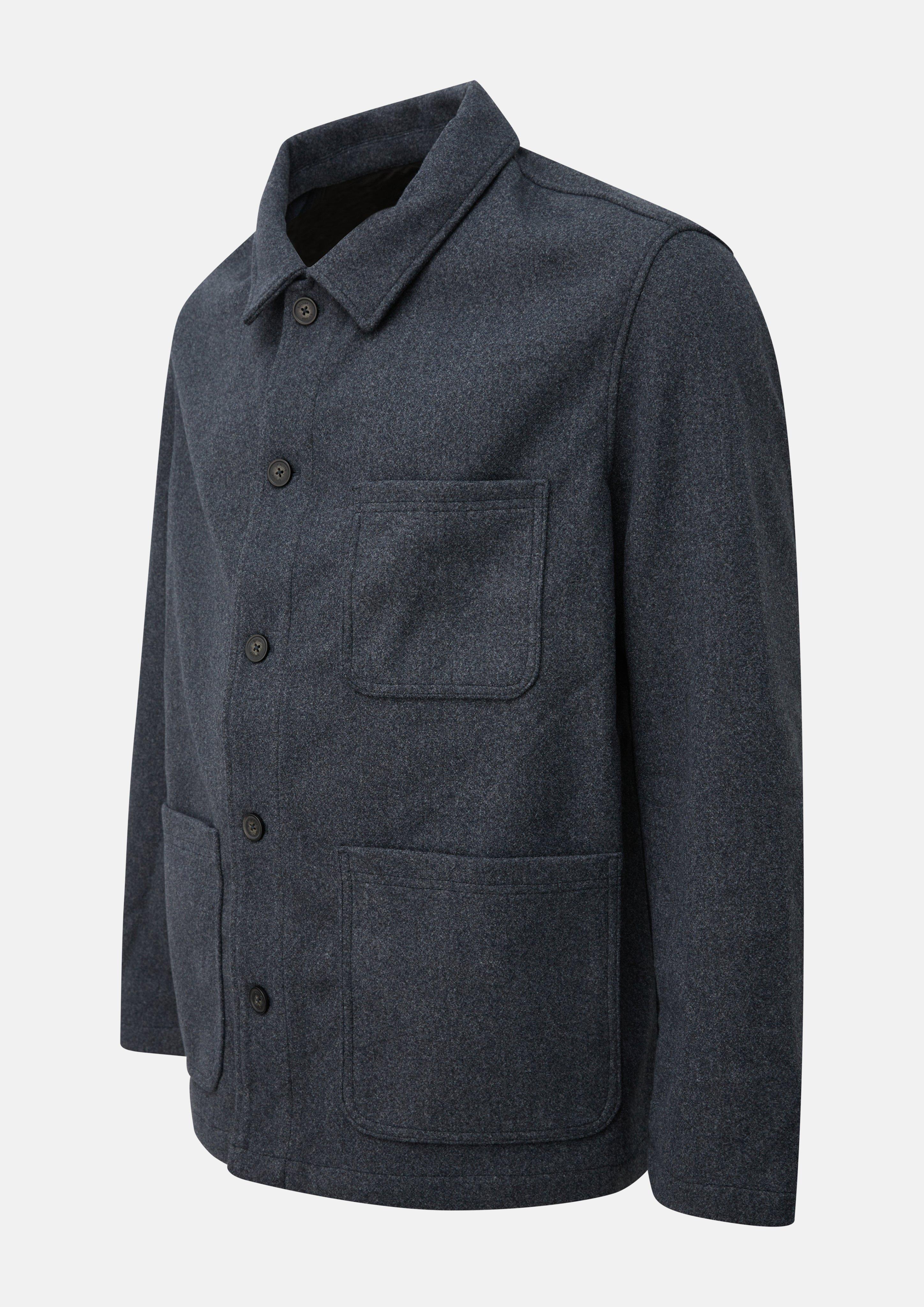 Heren Outdoor Buitenjas in blauw van s.Oliver Men Big Sizes
