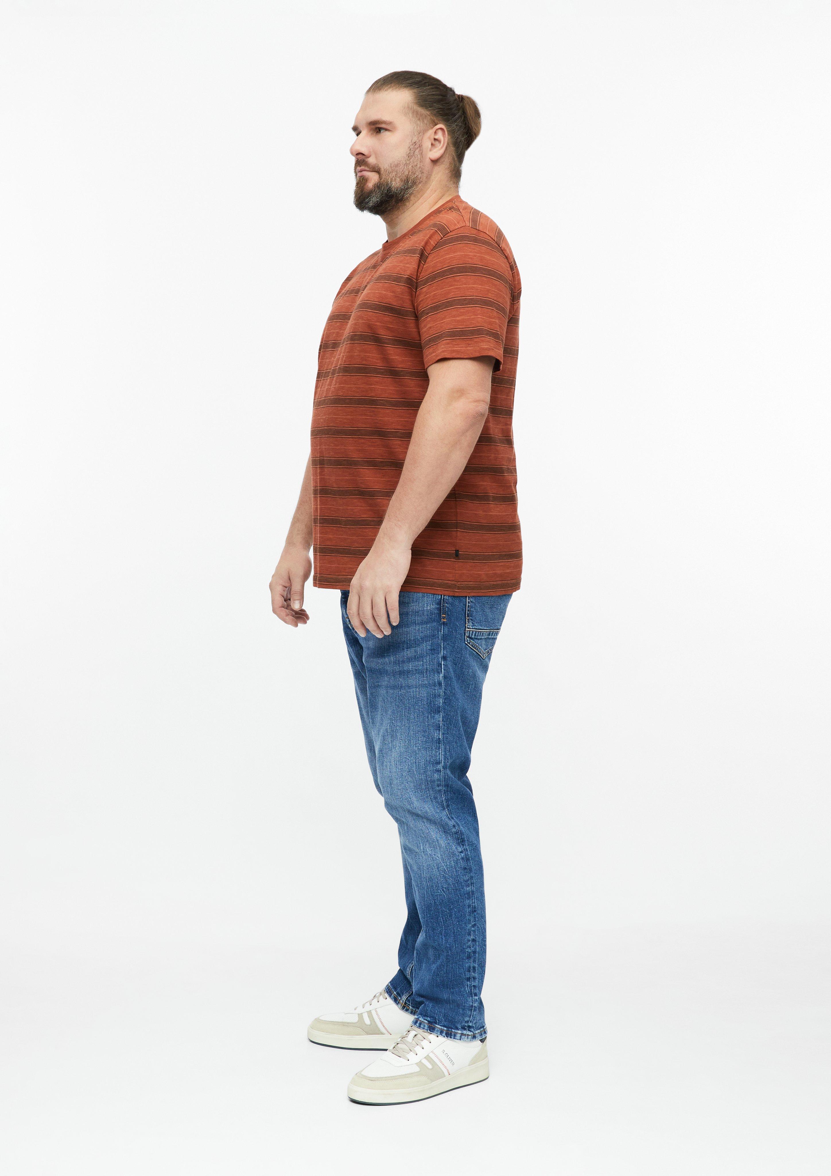 Pánové Tričko v barvě oranžová od s.Oliver Men Big Sizes