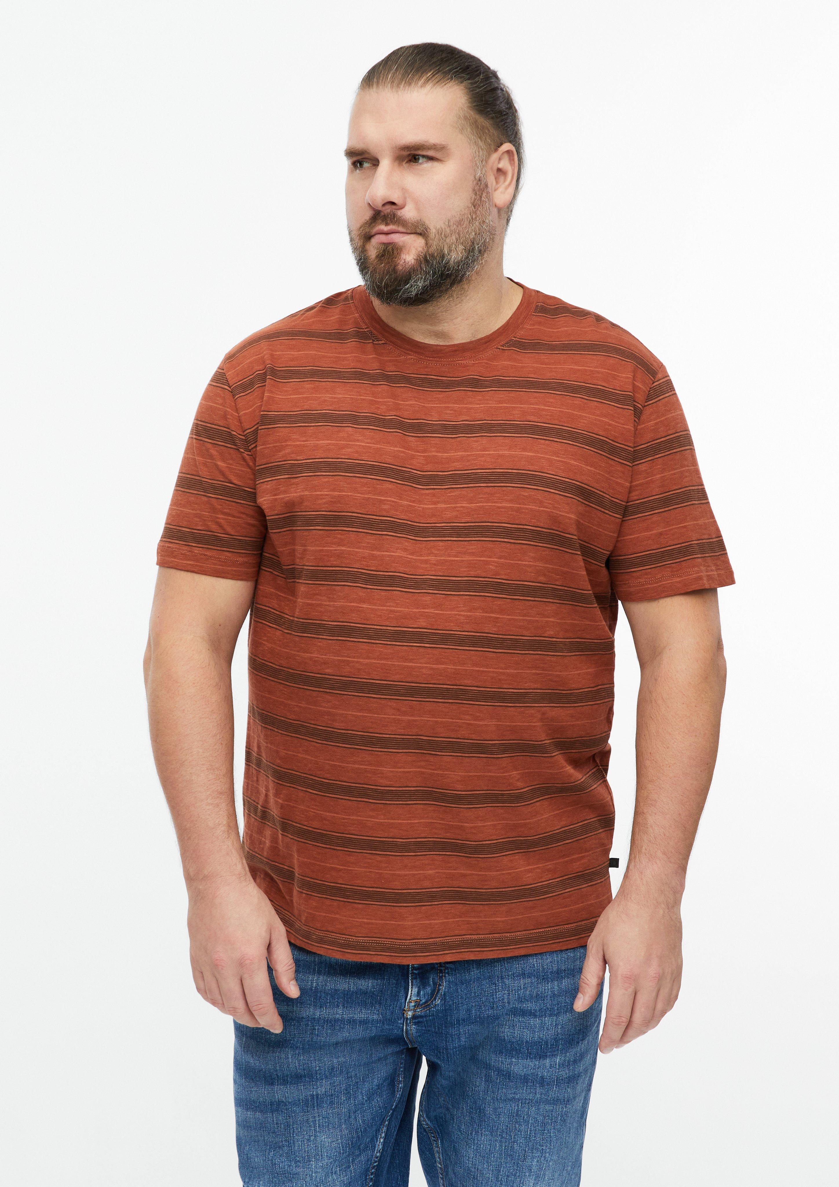 T-Shirt in Farbe terrakotta von s.Oliver Men Big Sizes