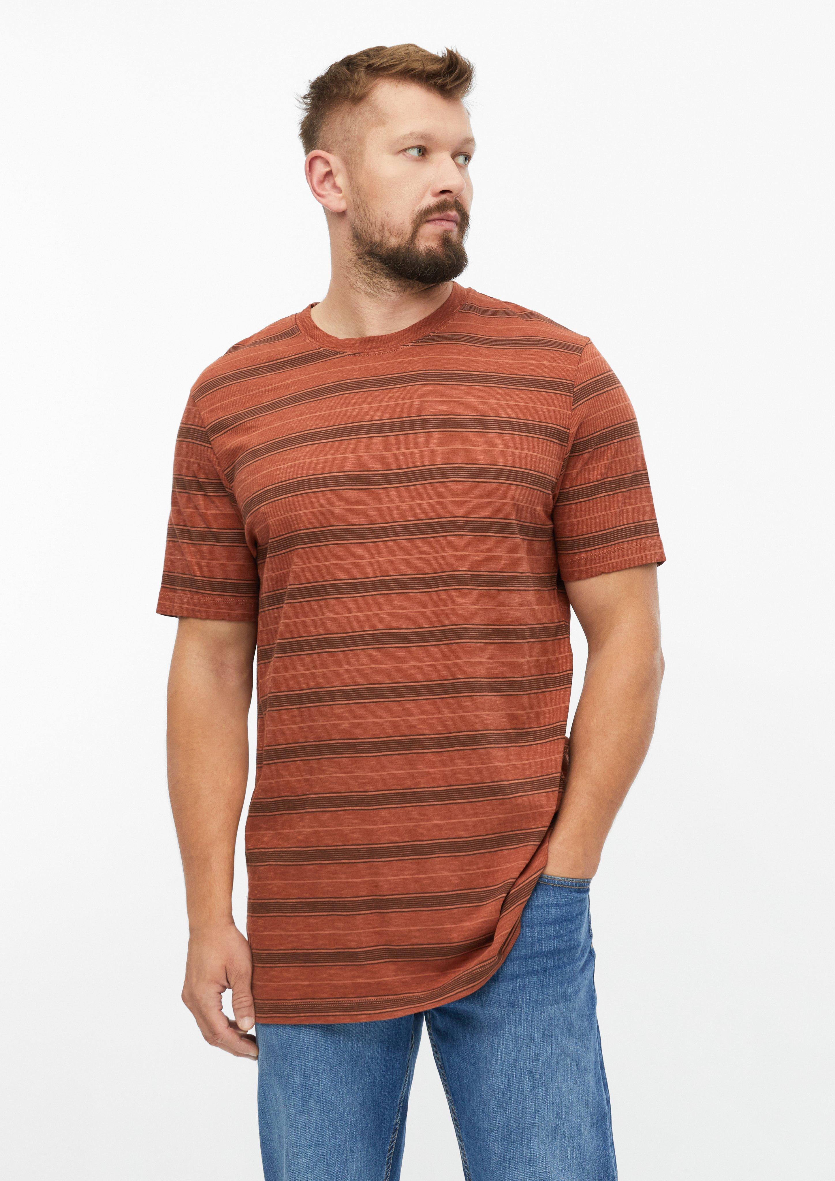 T-Shirt in terracotta van s.Oliver Men Tall Sizes