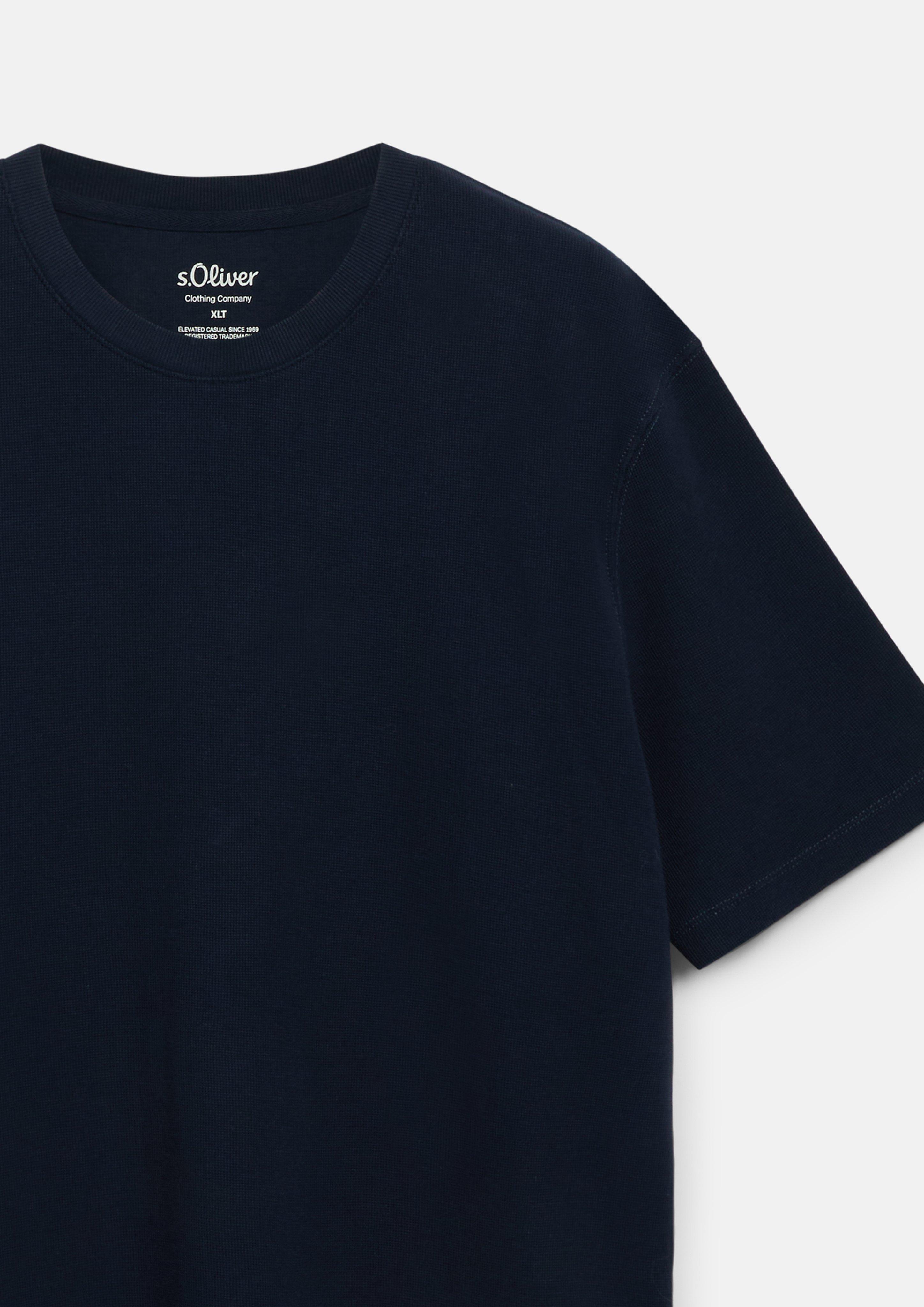Hommes T-shirt en bleu de s.Oliver Men Tall Sizes