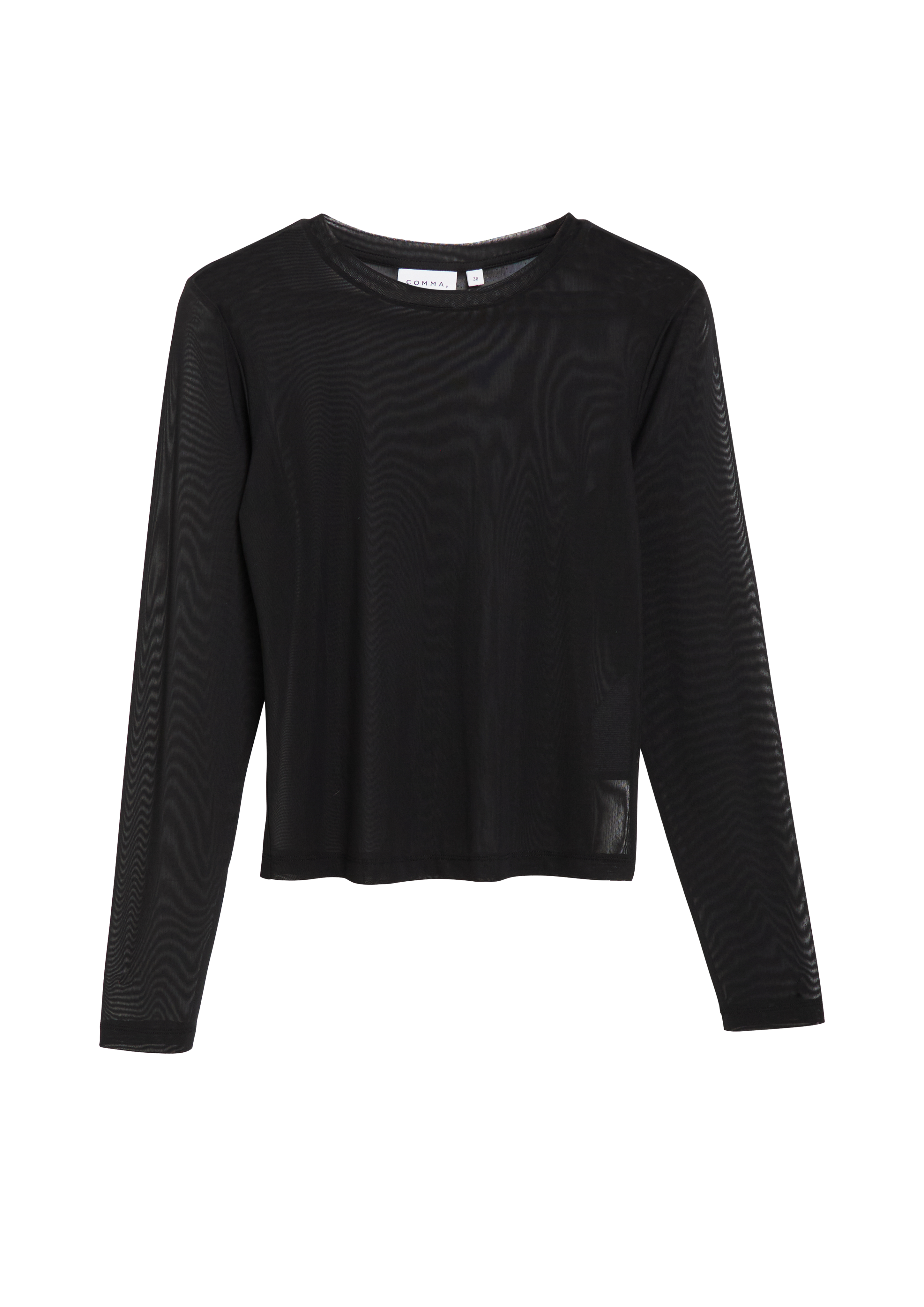 Mouwloze top van mesh