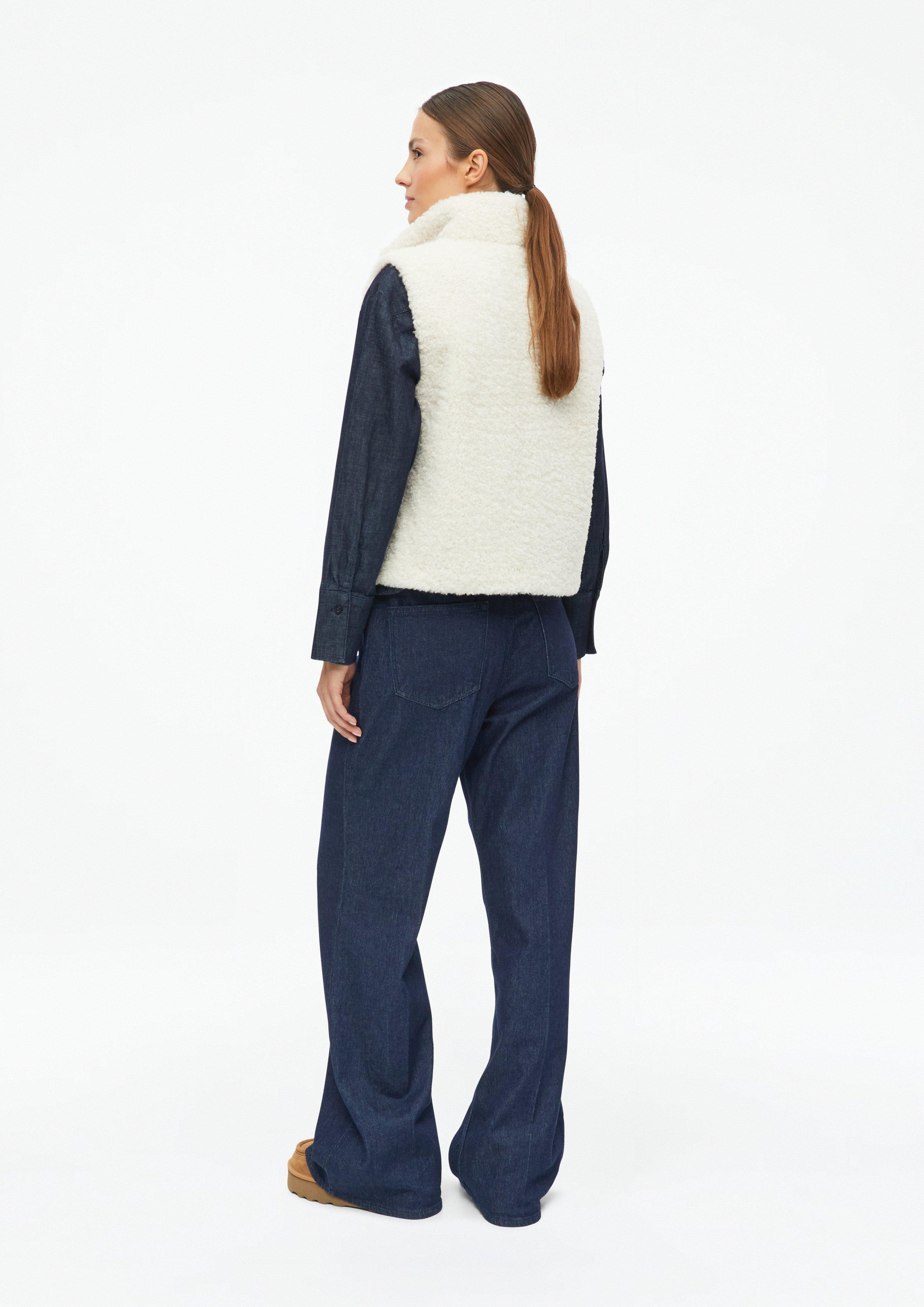 Women Body warmer in cream by s.Oliver