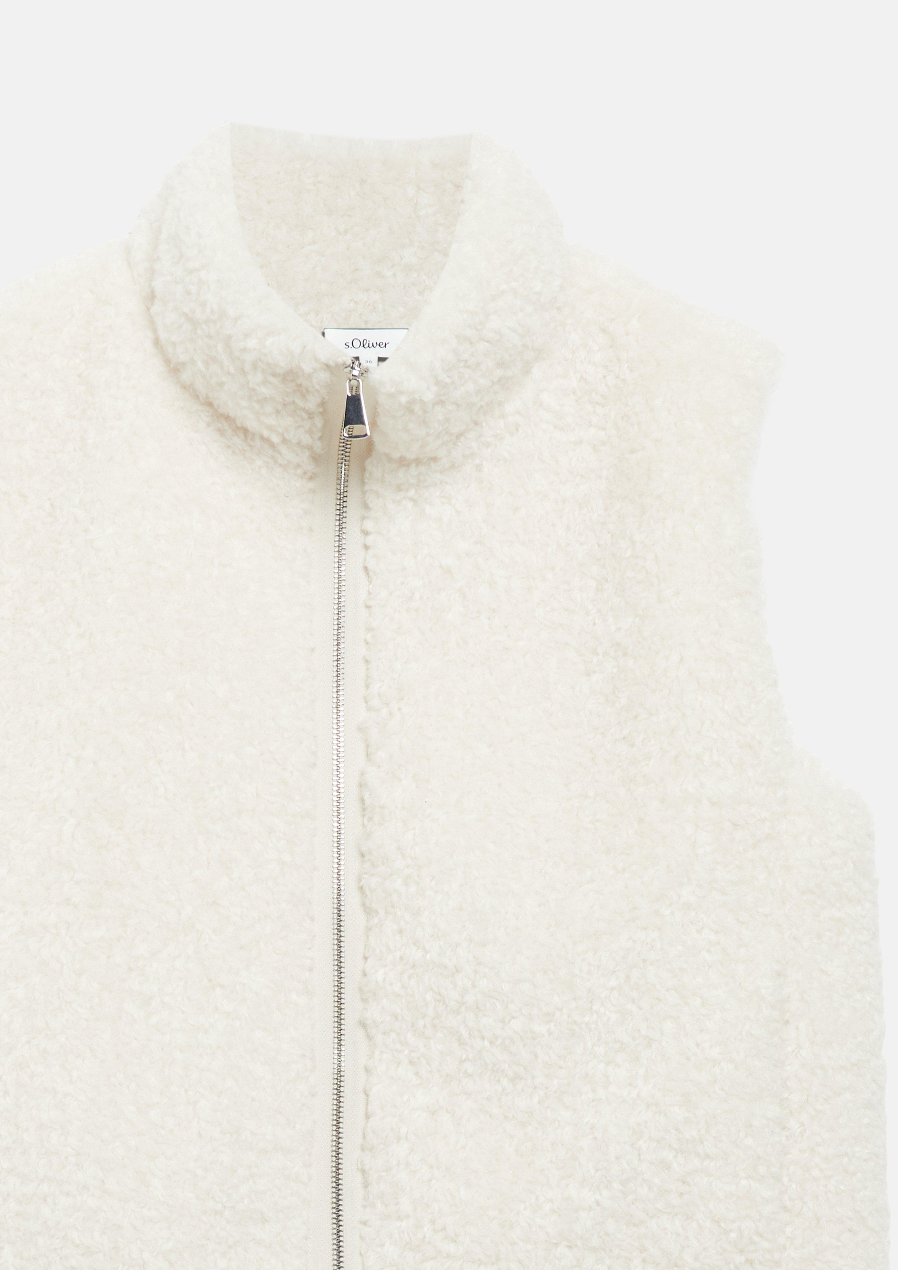 Women Body warmer in cream by s.Oliver