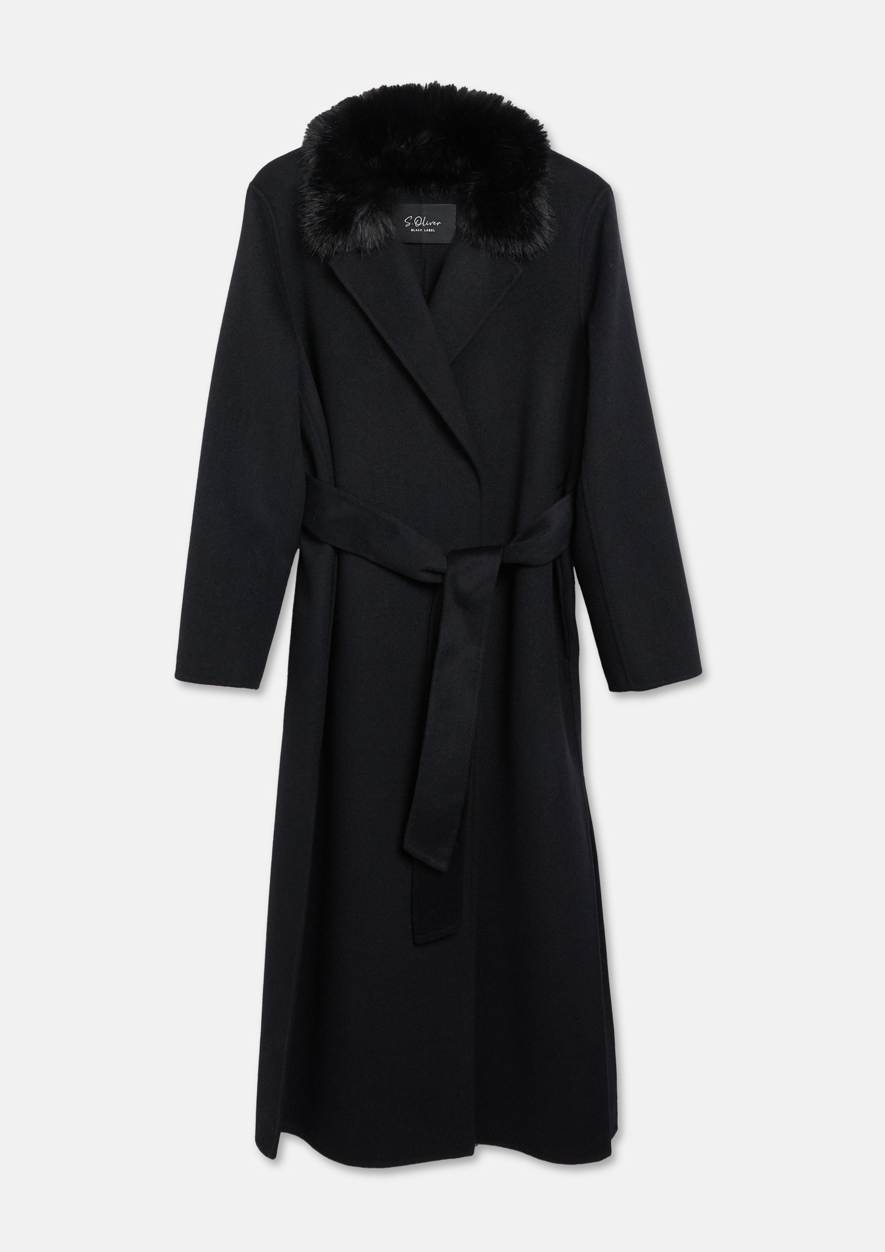 Outdoor-Mantel in Farbe schwarz von s.Oliver BLACK LABEL