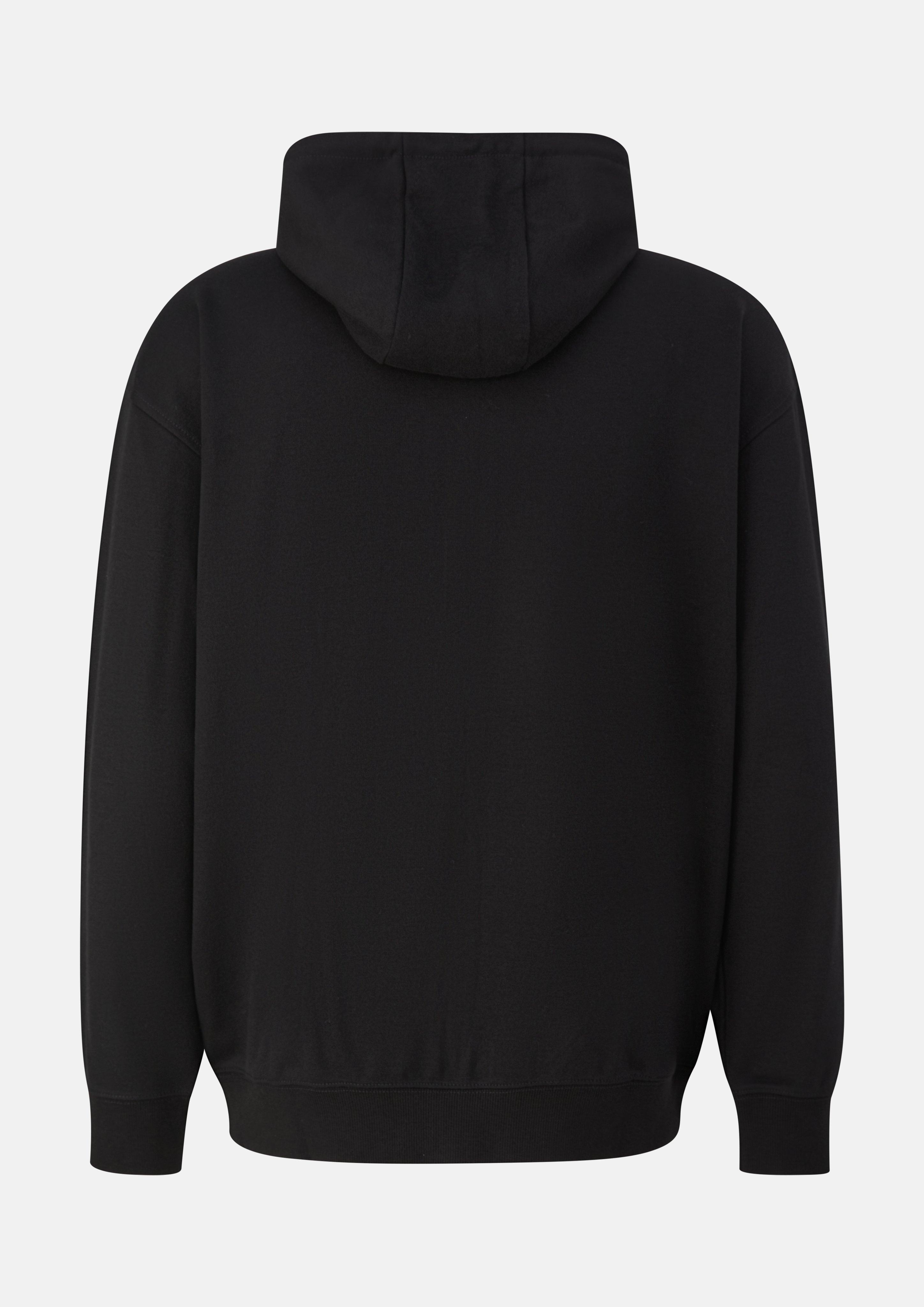 Men Sweatshirt Jacket in black by s.Oliver