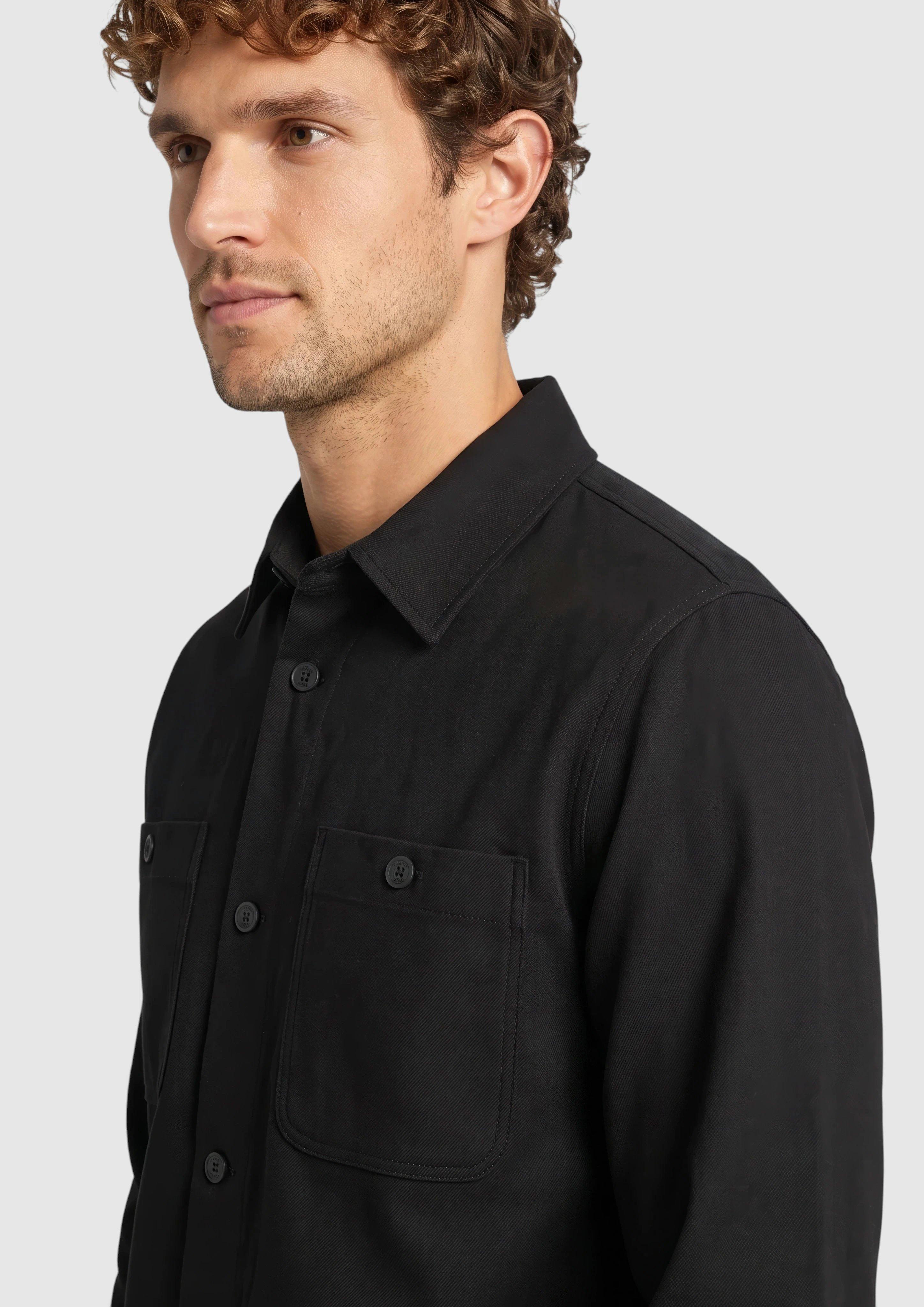 Hommes Veste d'extérieur en noir de s.Oliver