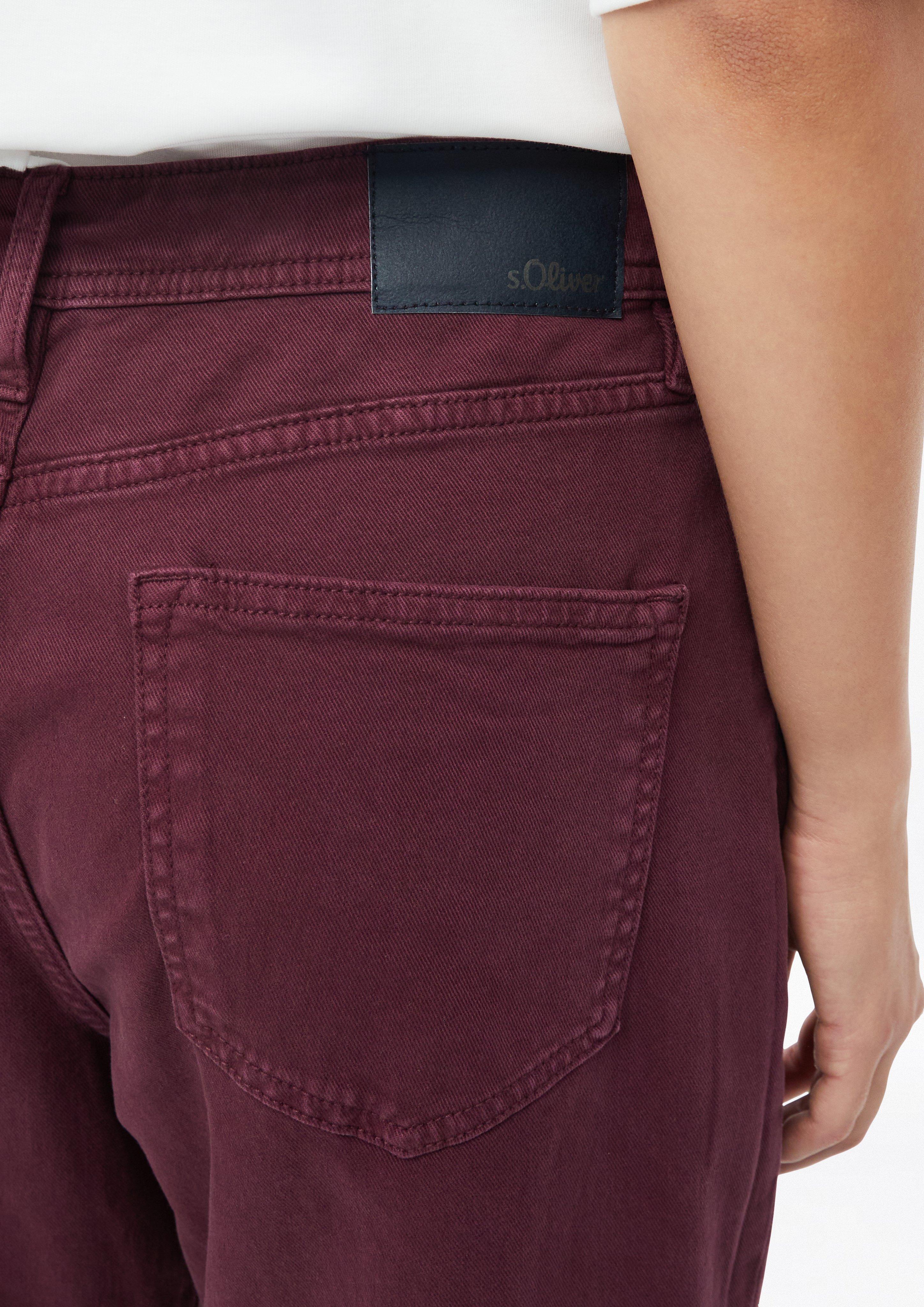 Dames Jeans in rood van s.Oliver