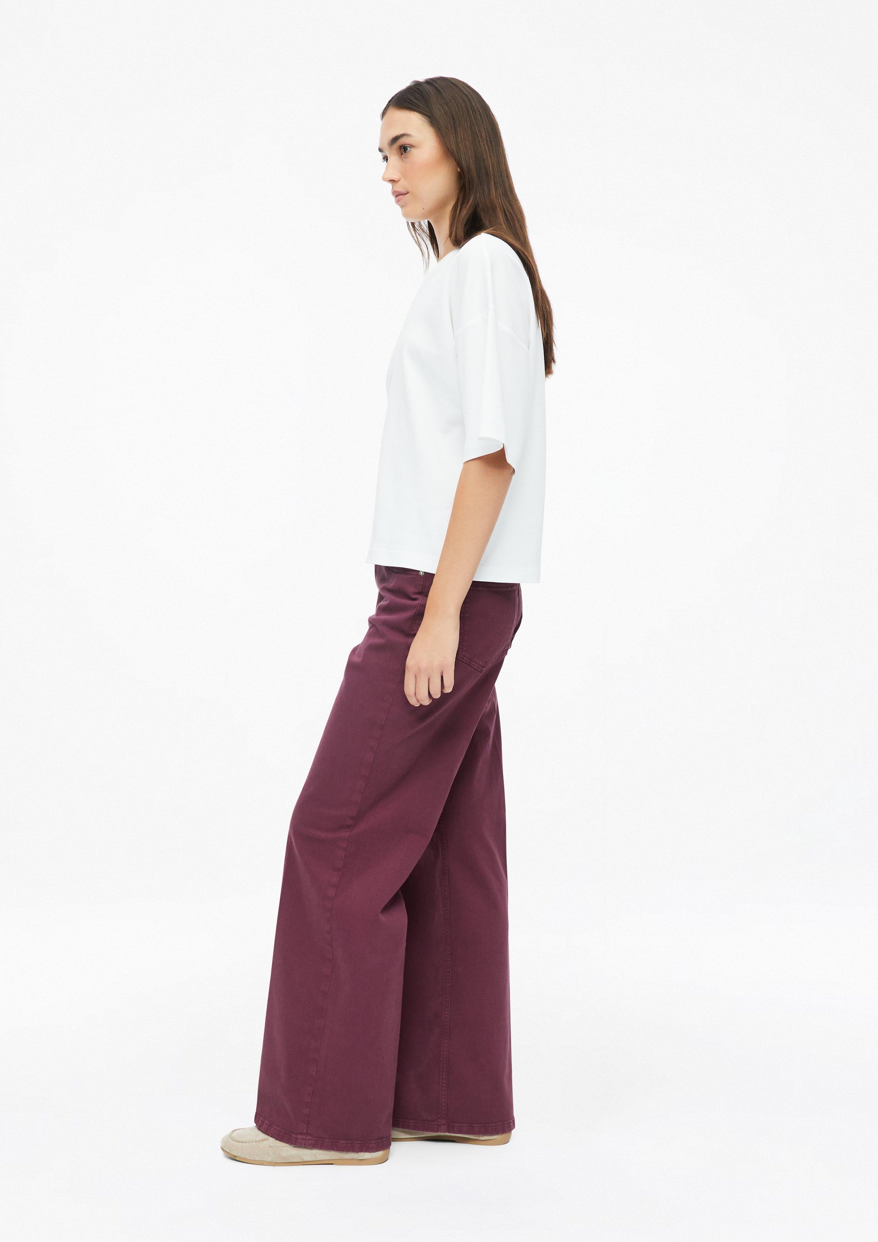 Dames Jeans in rood van s.Oliver