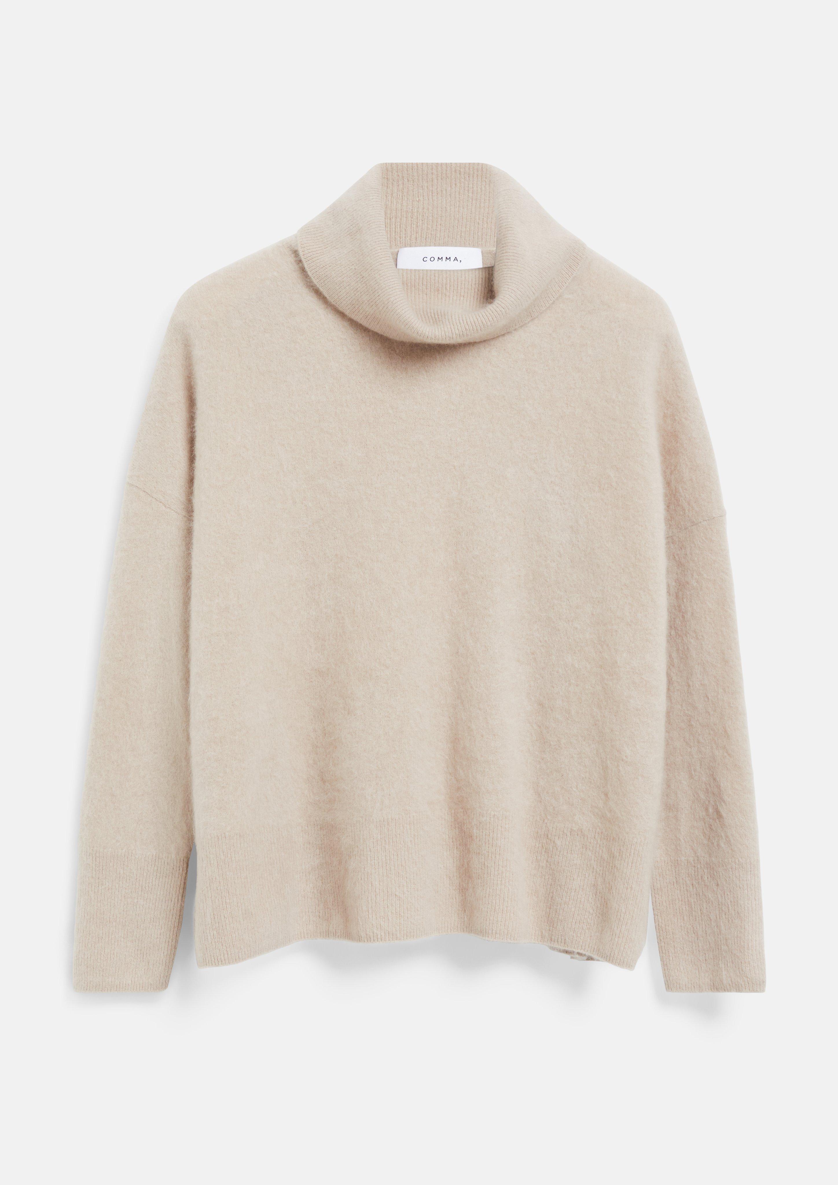 Pull en tricot en brun de COMMA