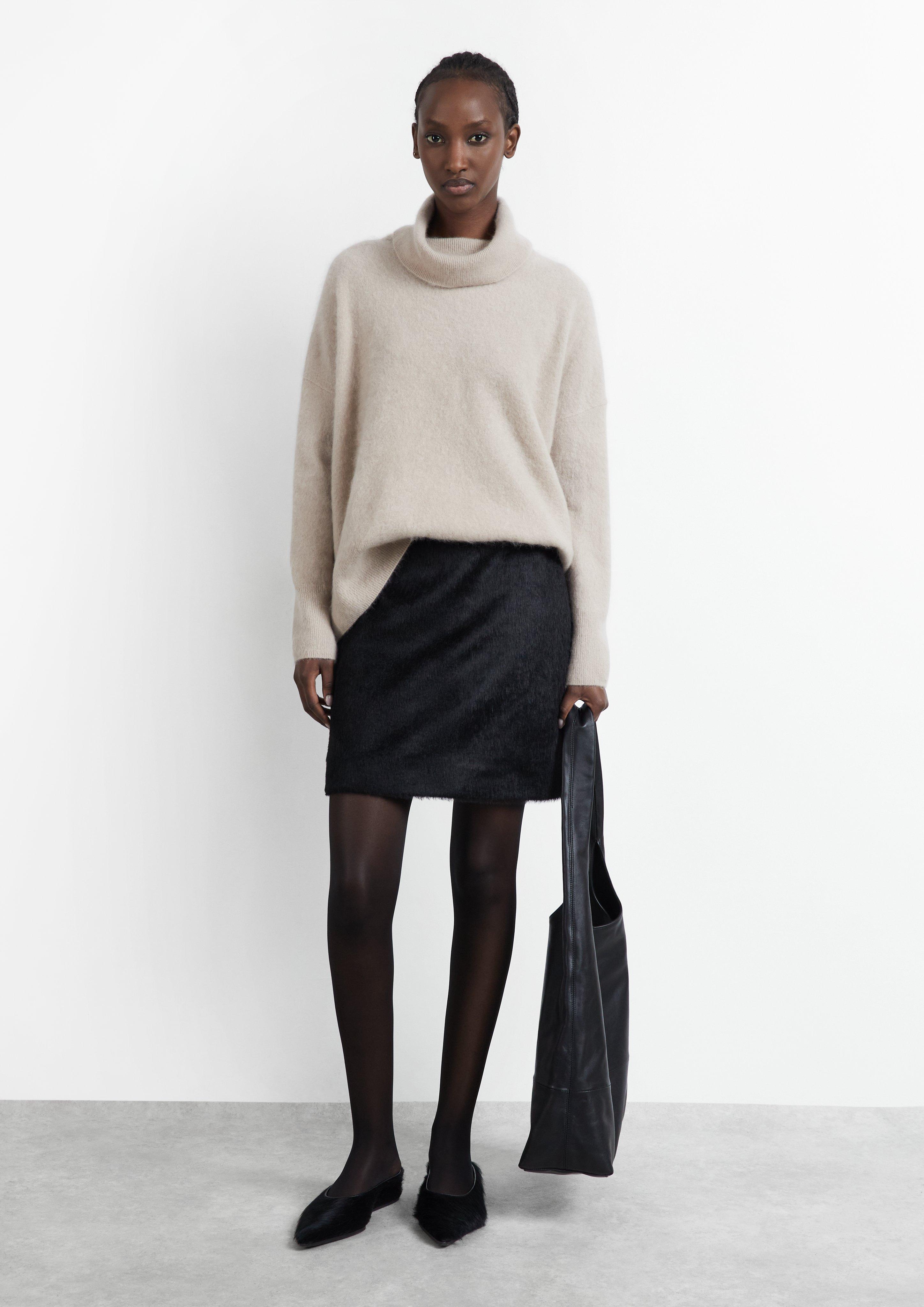 Pull en tricot en brun de COMMA