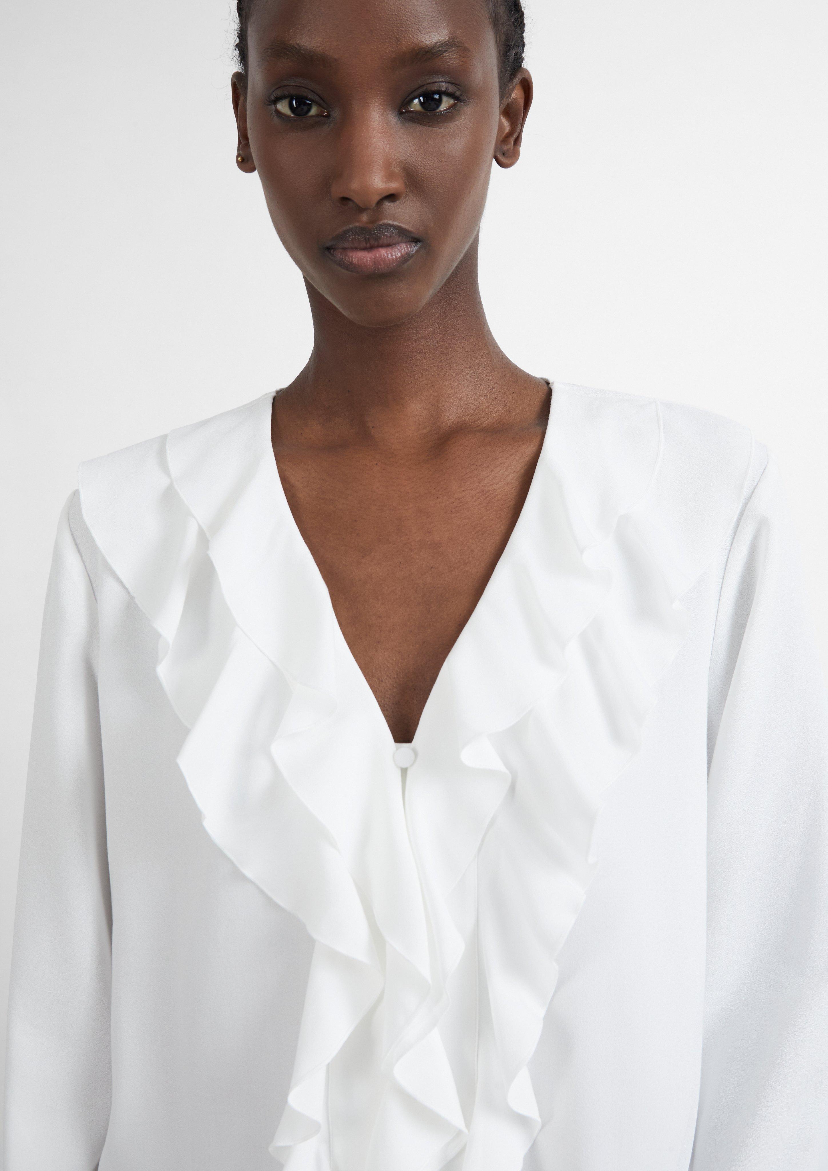 Femmes Blouse en crème de COMMA
