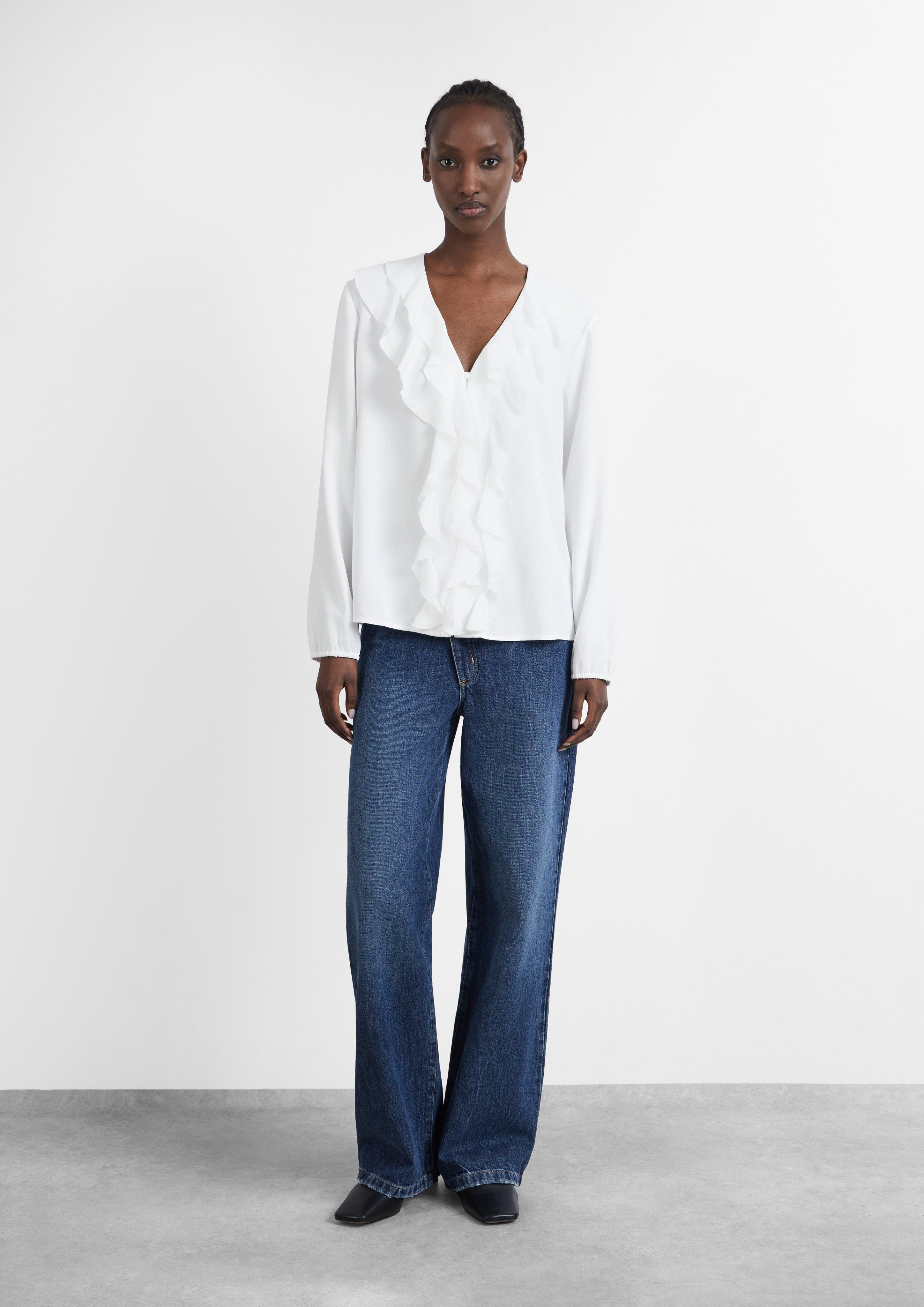 Femmes Blouse en crème de COMMA