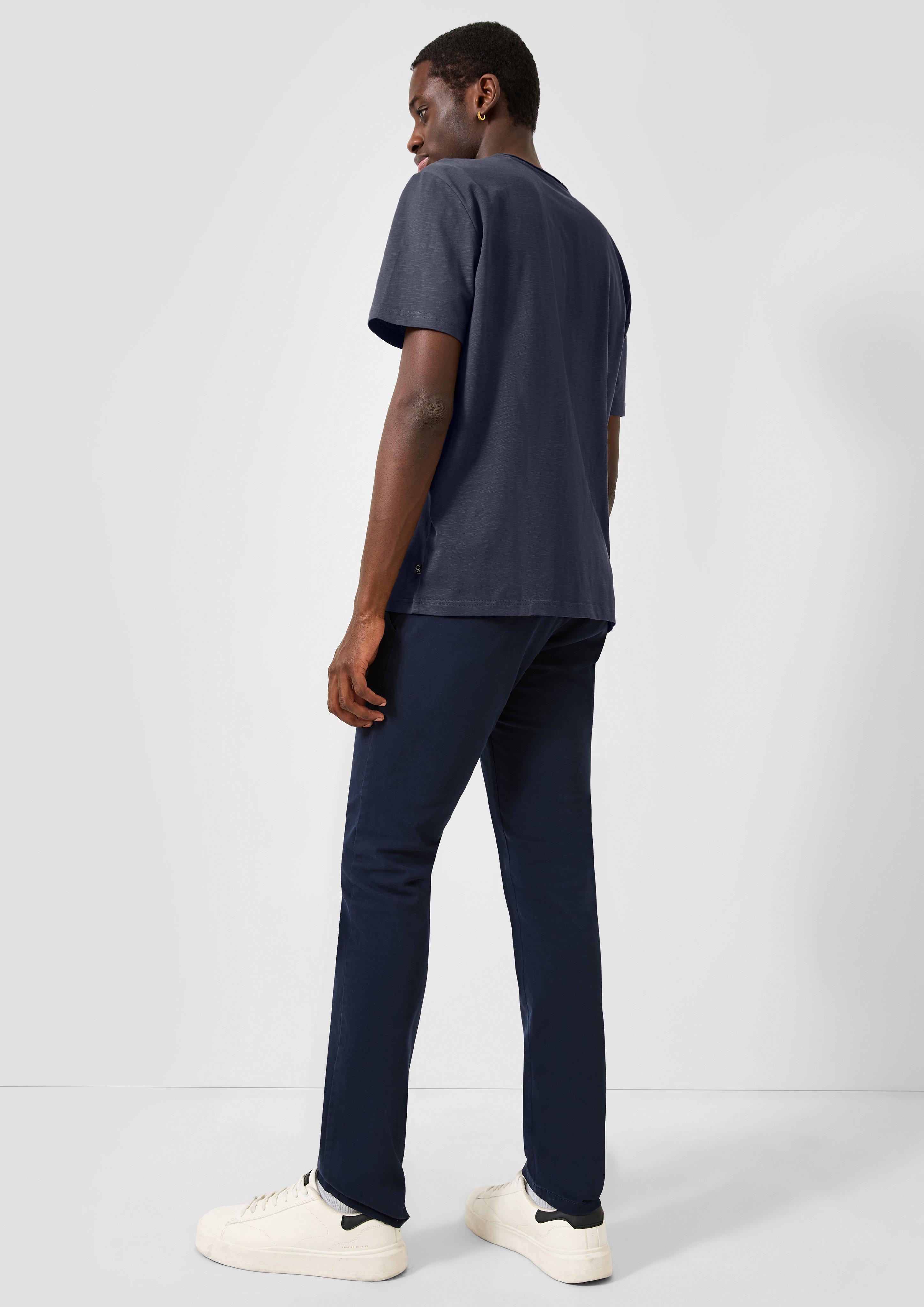 Hommes T-shirt en bleu de QS