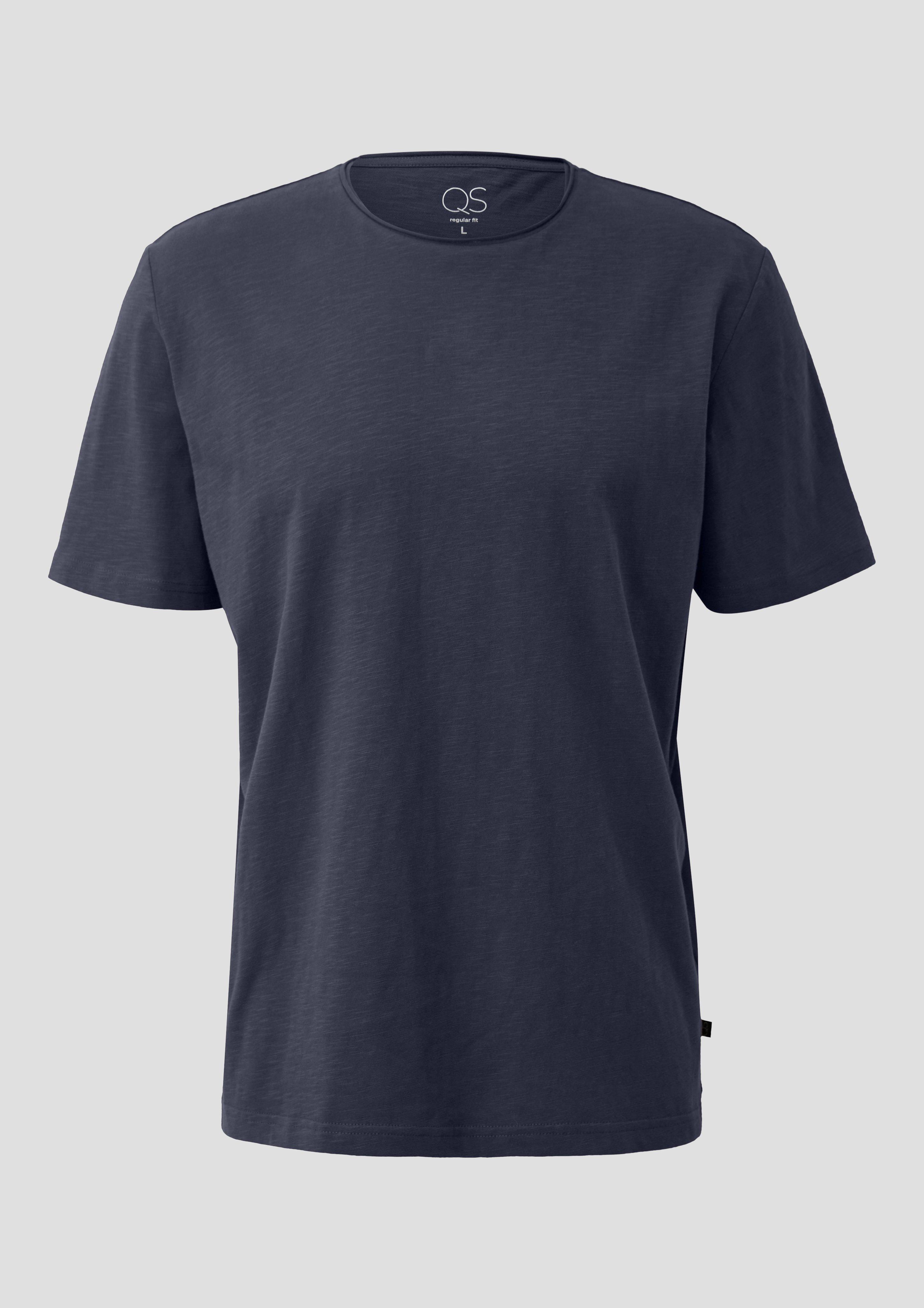 Hommes T-shirt en bleu de QS