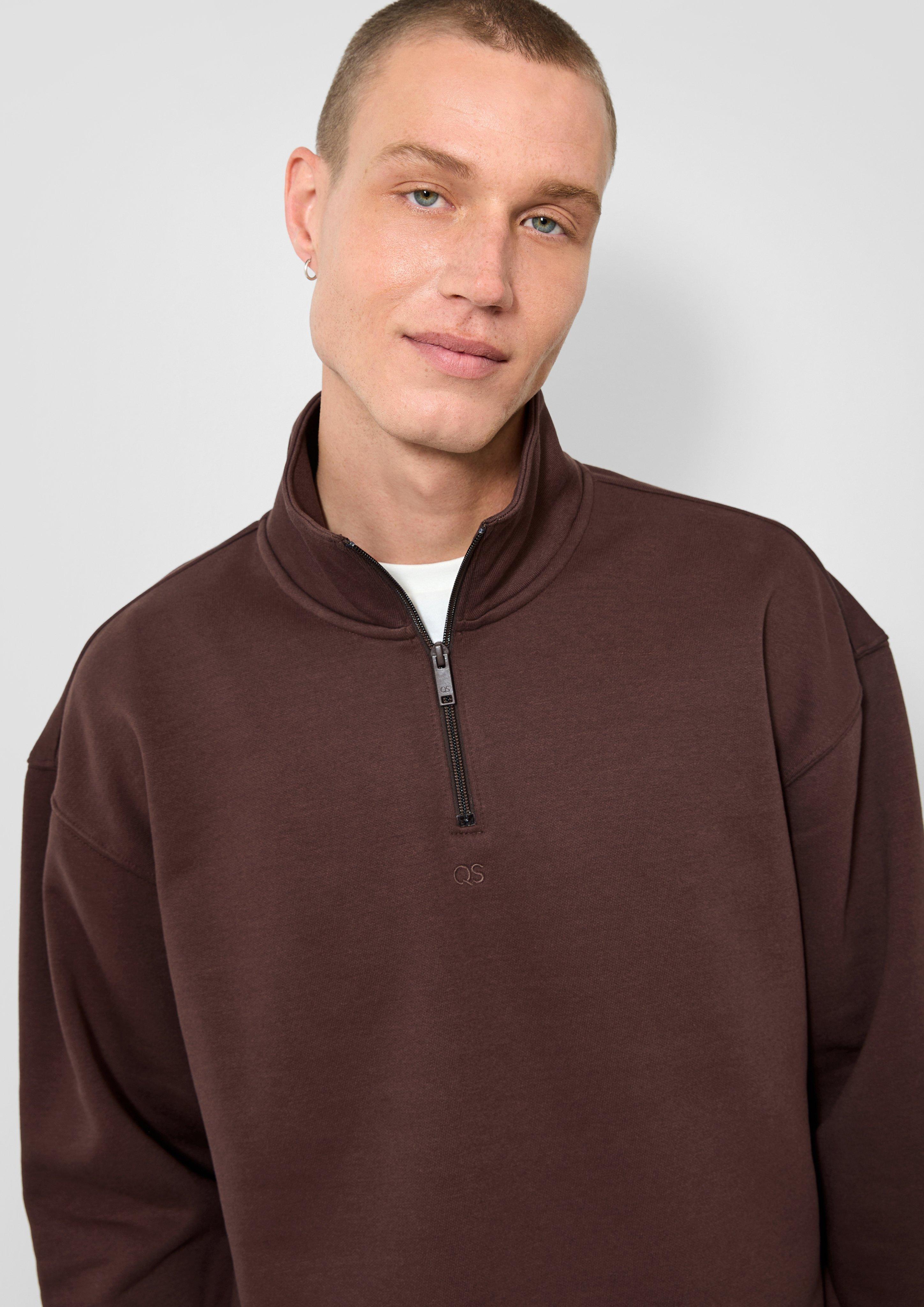 Hommes Sweat-shirt en brun de QS