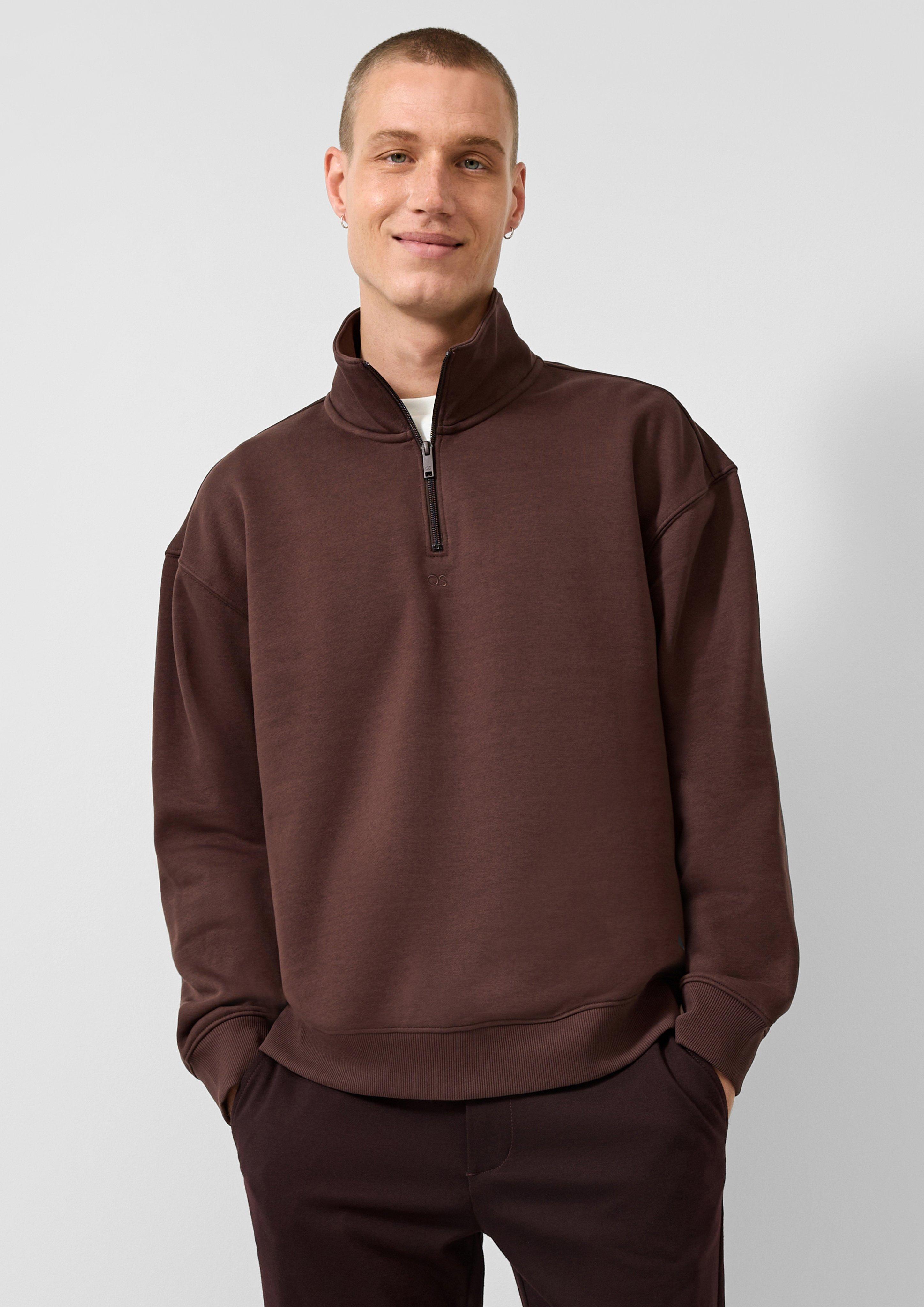 Hommes Sweat-shirt en brun de QS