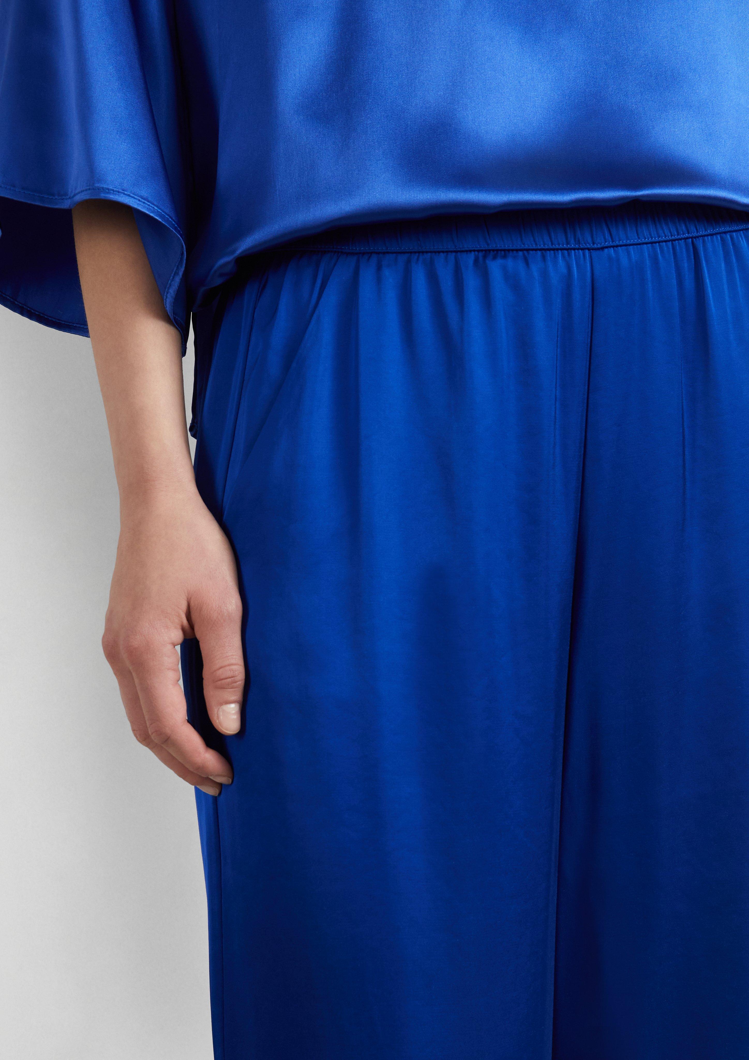 Women Trousers in blue by COMMA