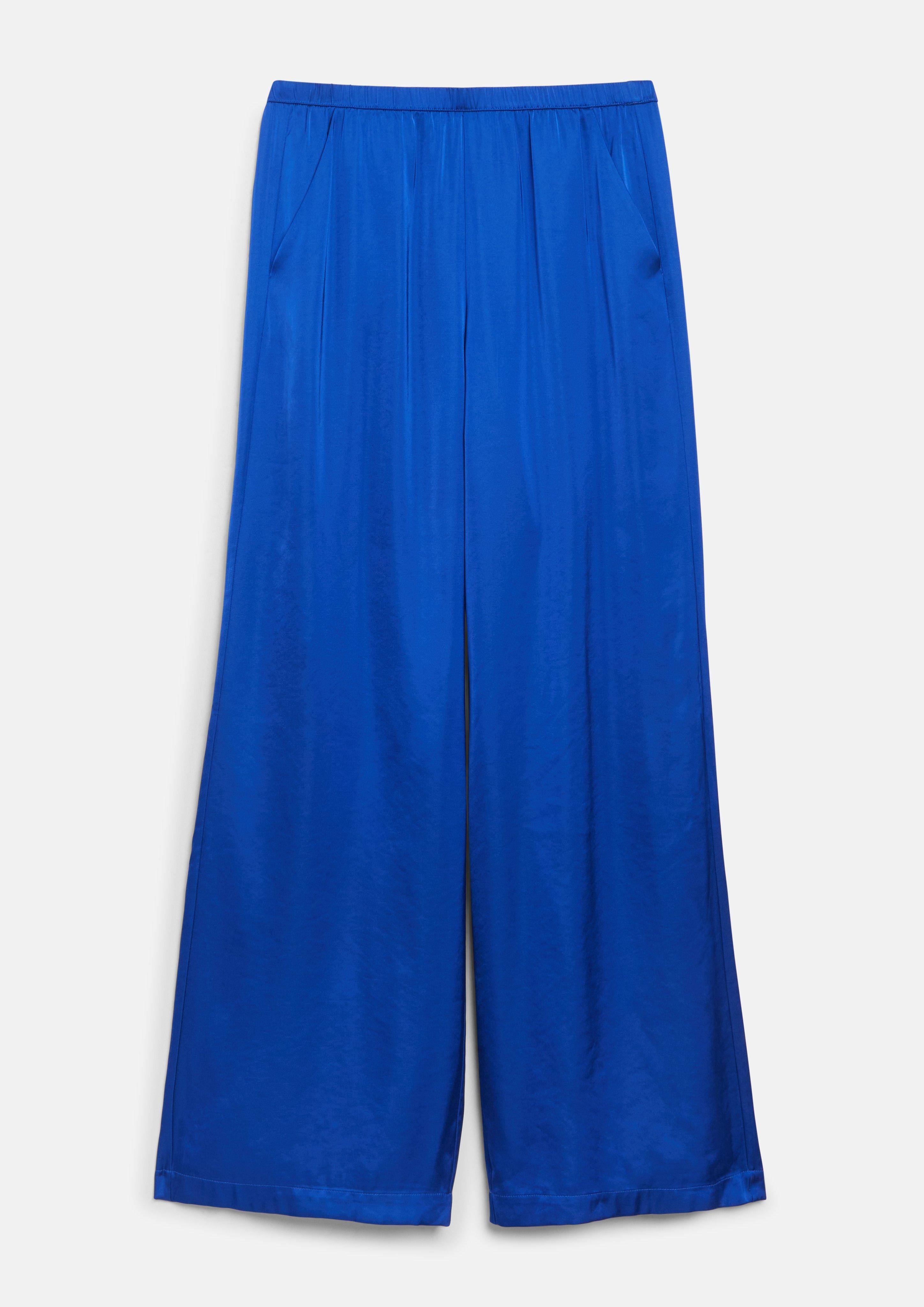 Women Trousers in blue by COMMA