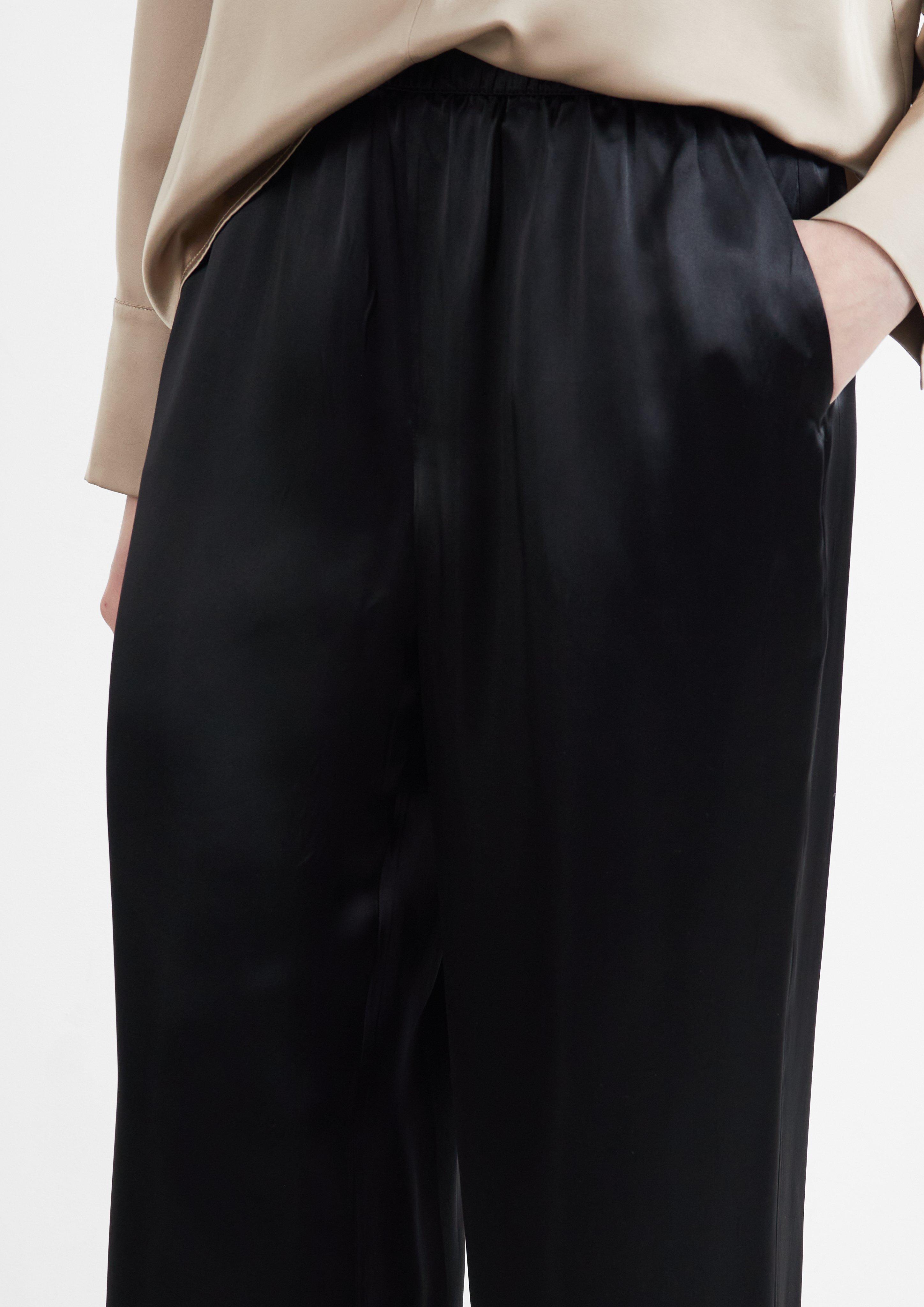 Women Trousers in black by COMMA