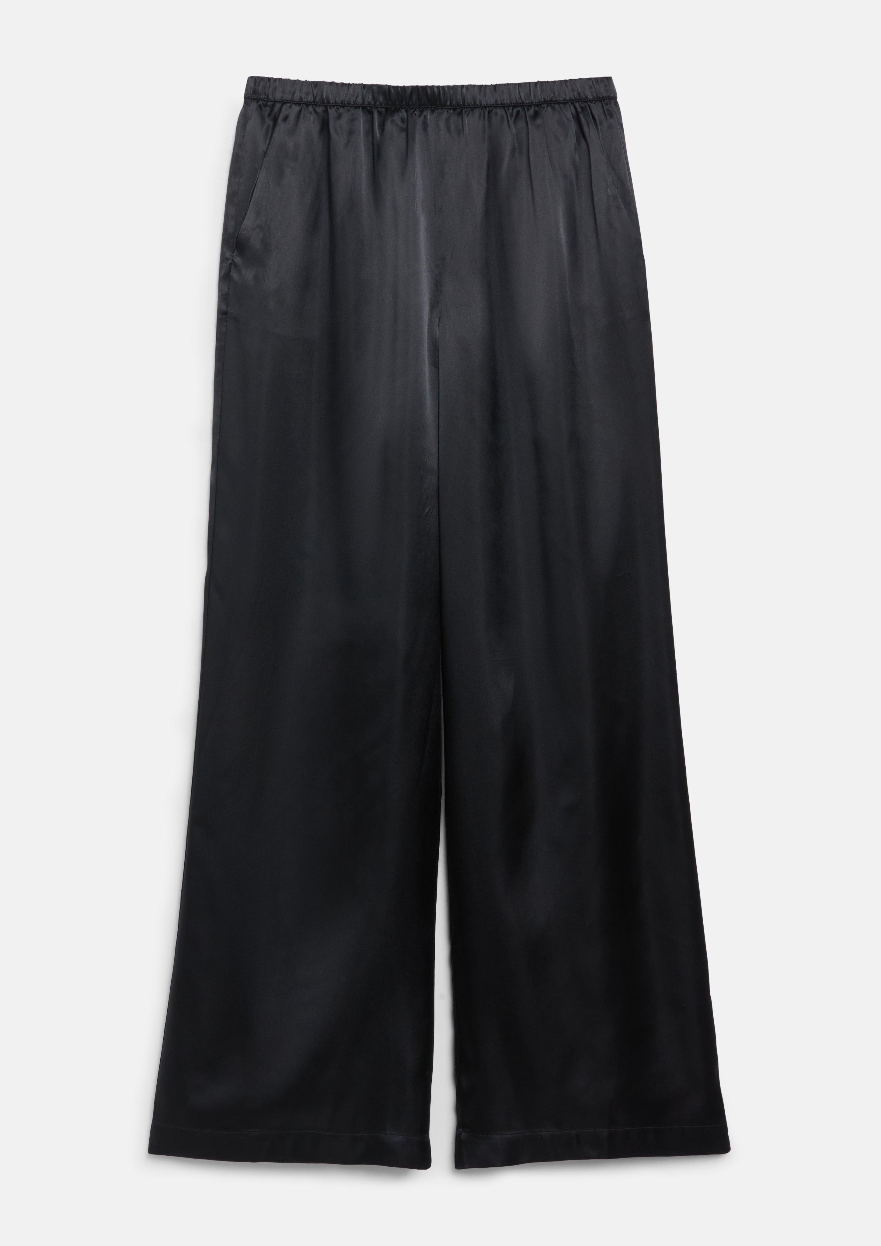 Women Trousers in black by COMMA