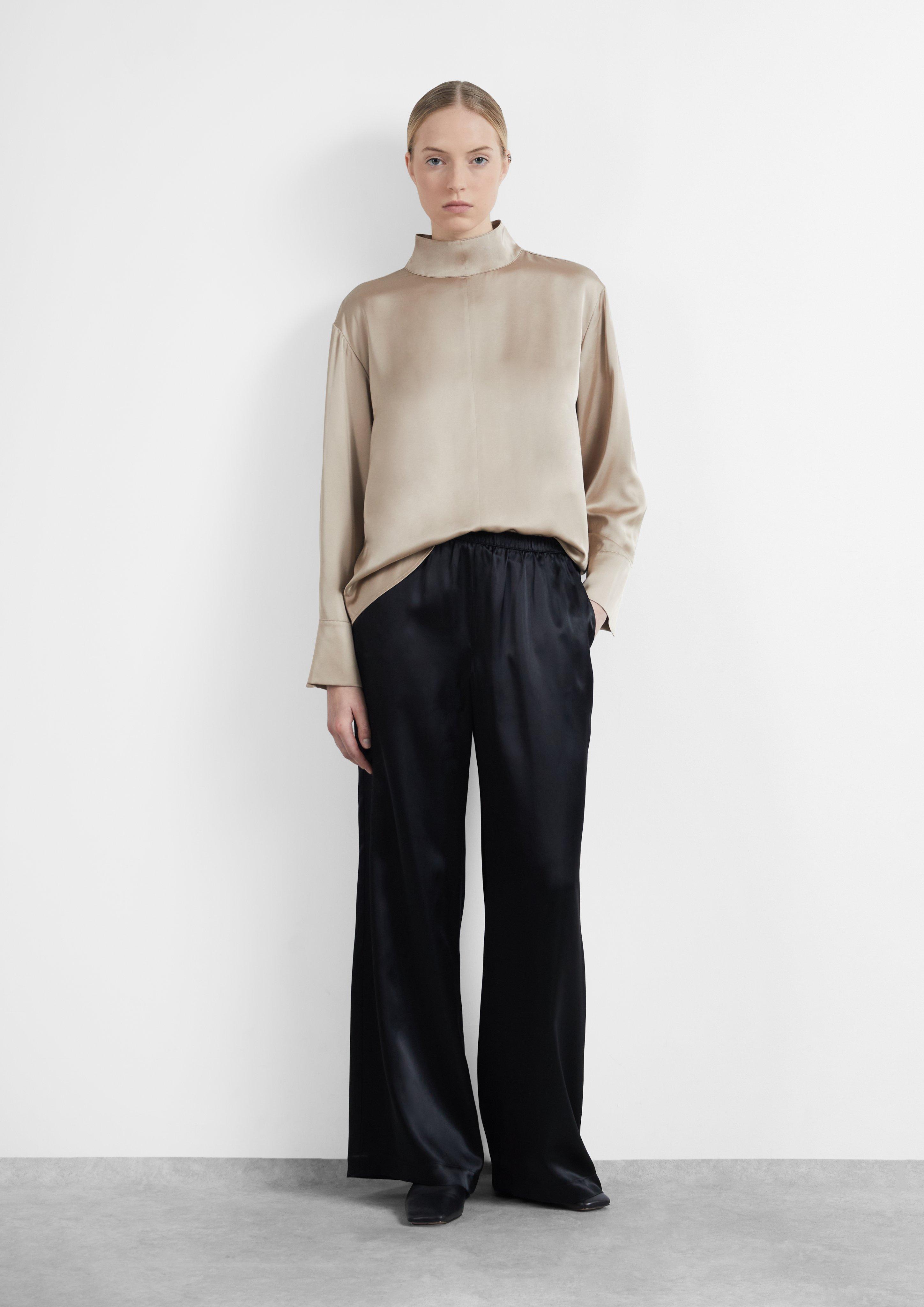 Women Trousers in black by COMMA
