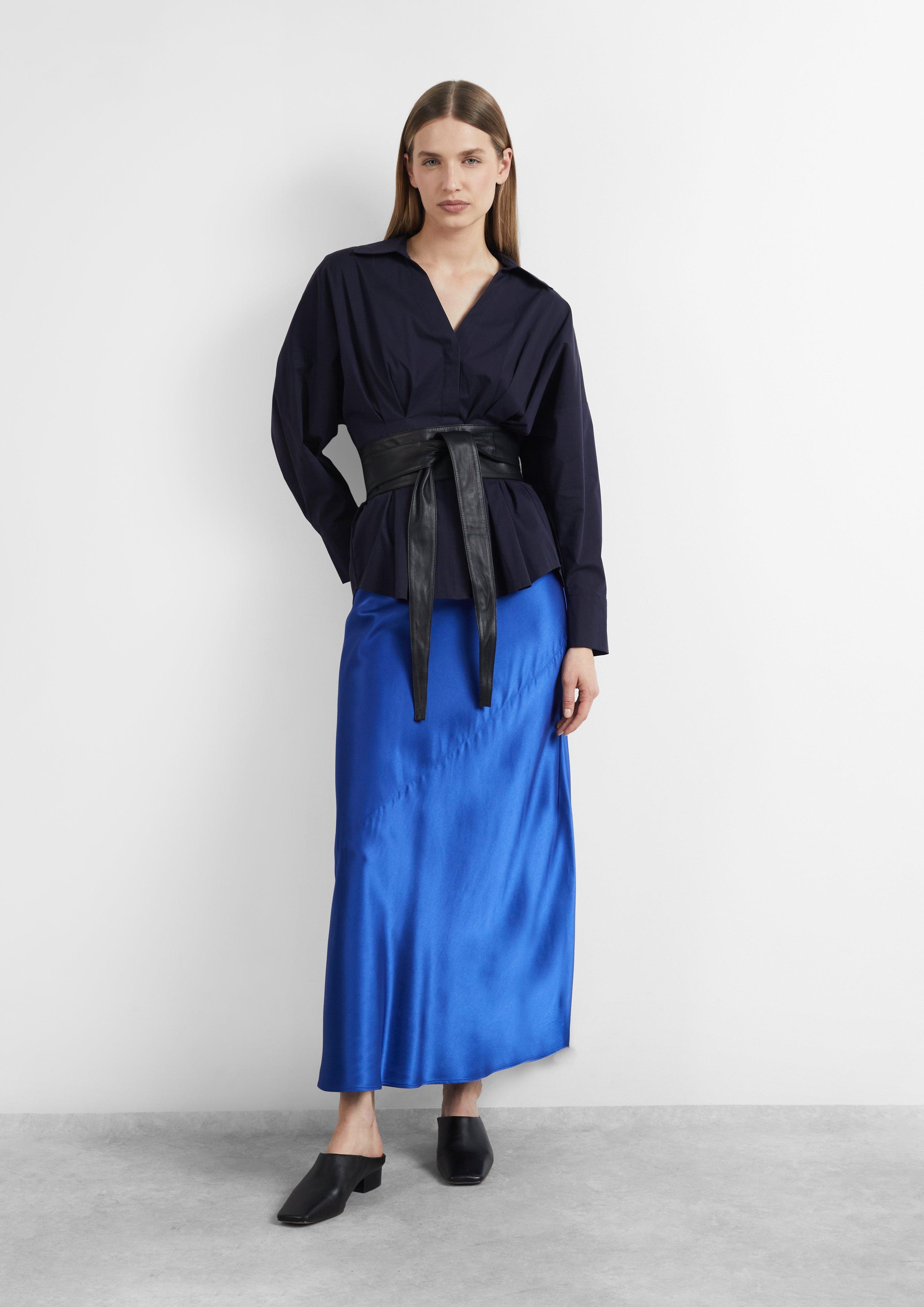 Women Skirt in blue by COMMA