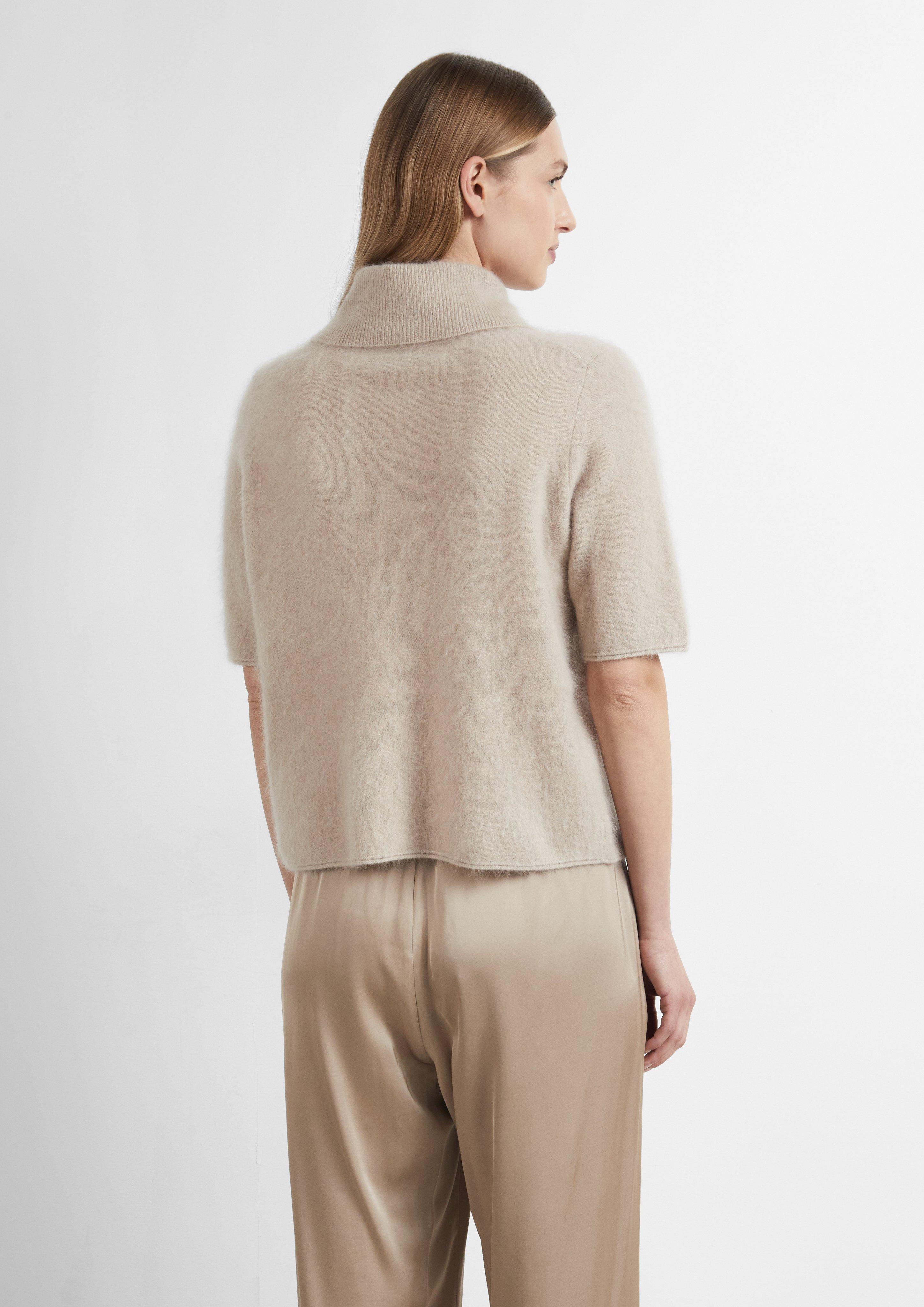 Women Knitted pullover in beige by COMMA