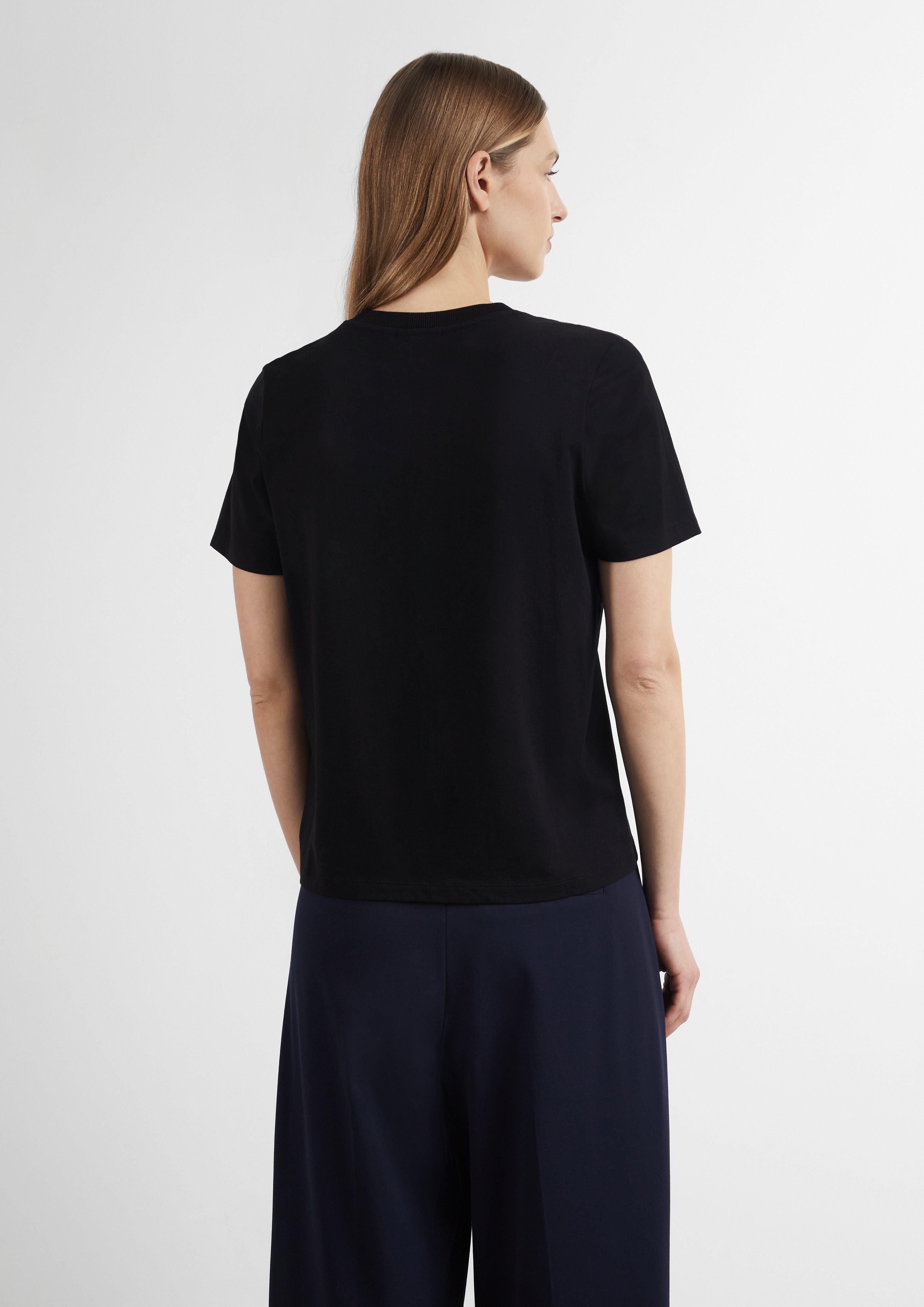 Femmes T-shirt en noir de COMMA
