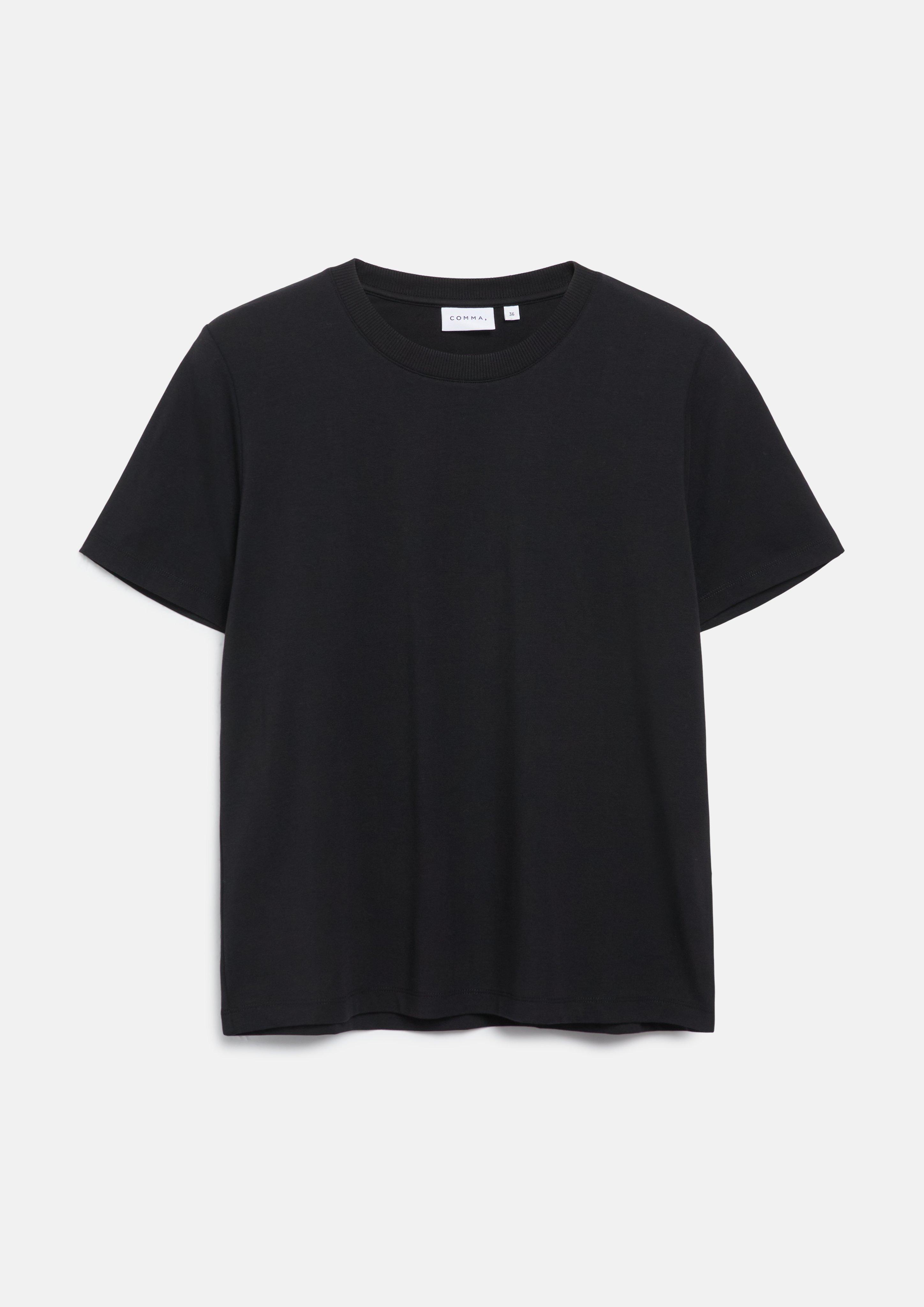 Femmes T-shirt en noir de COMMA