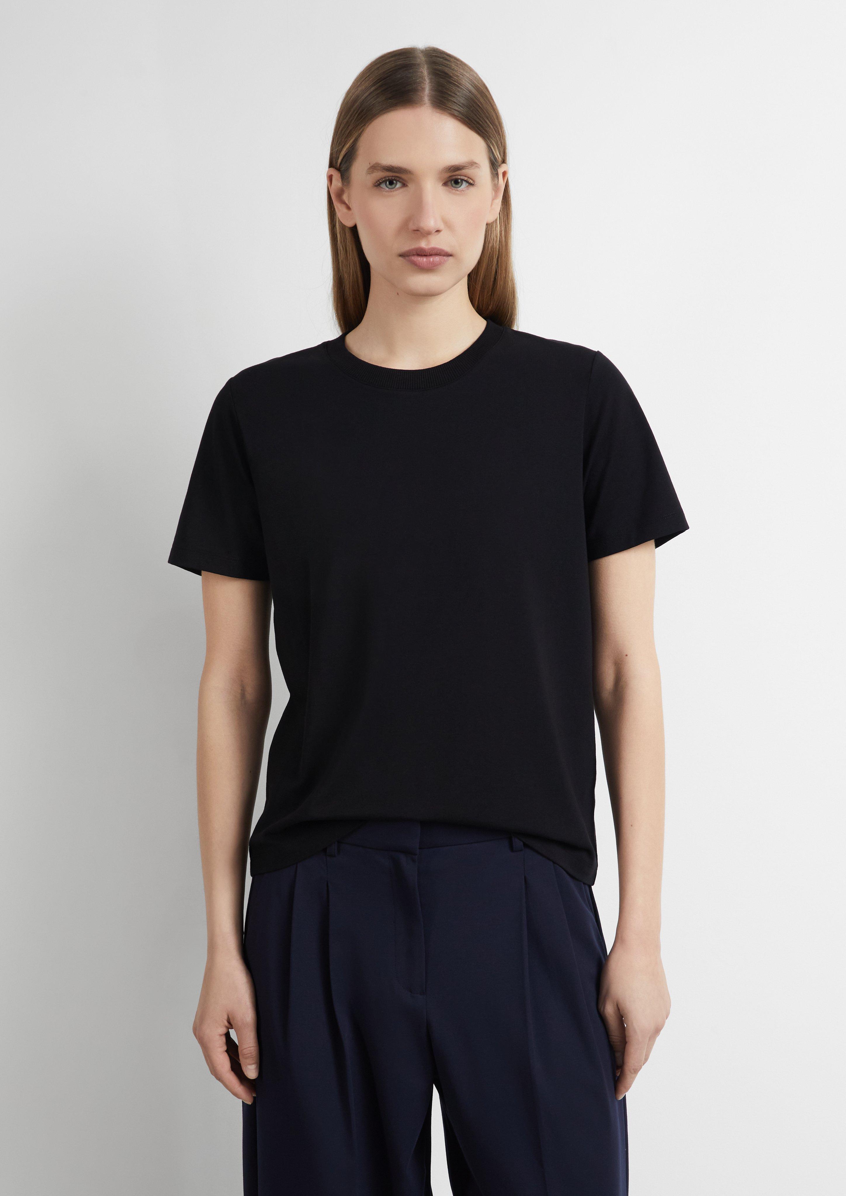T-shirt en noir de COMMA
