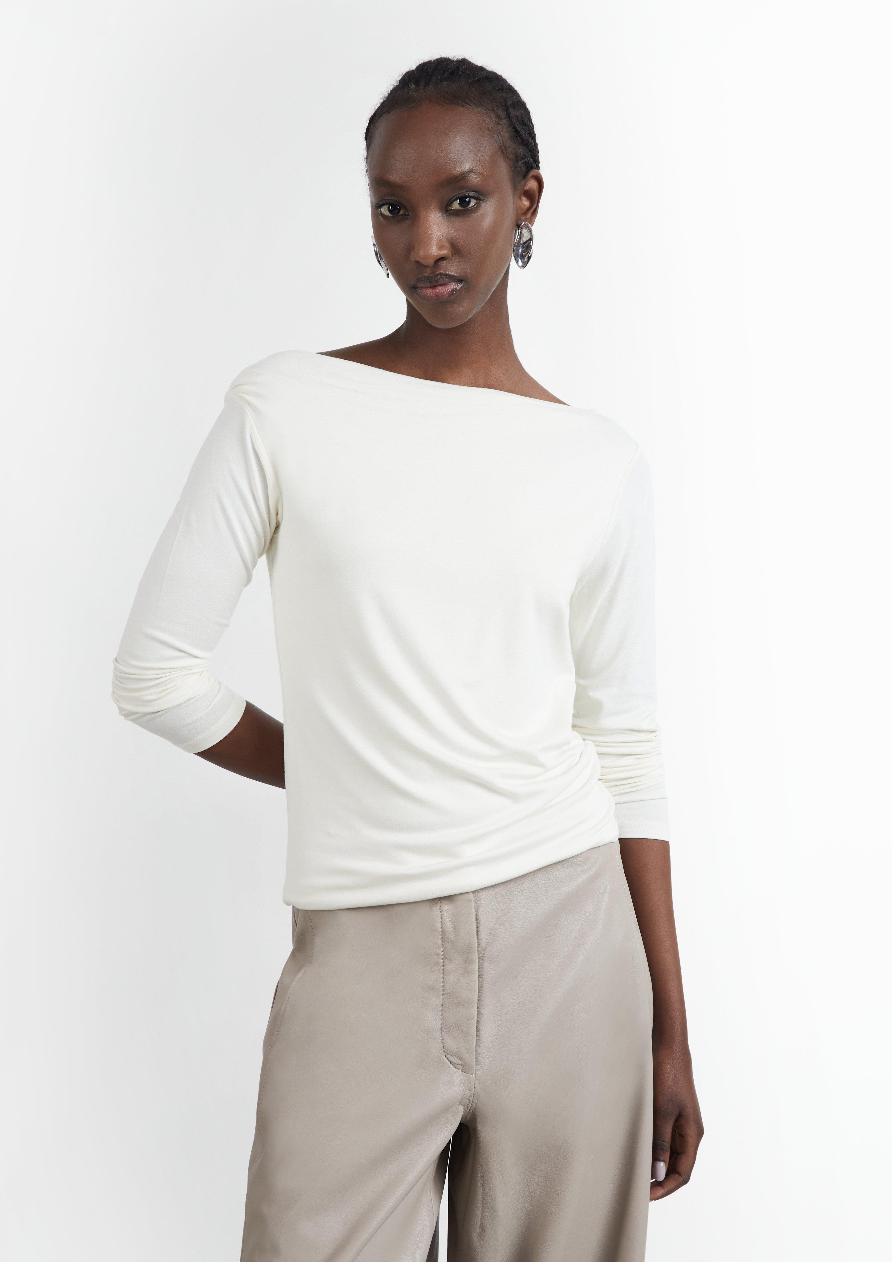 Tričko vo farbe krémová od COMMA
