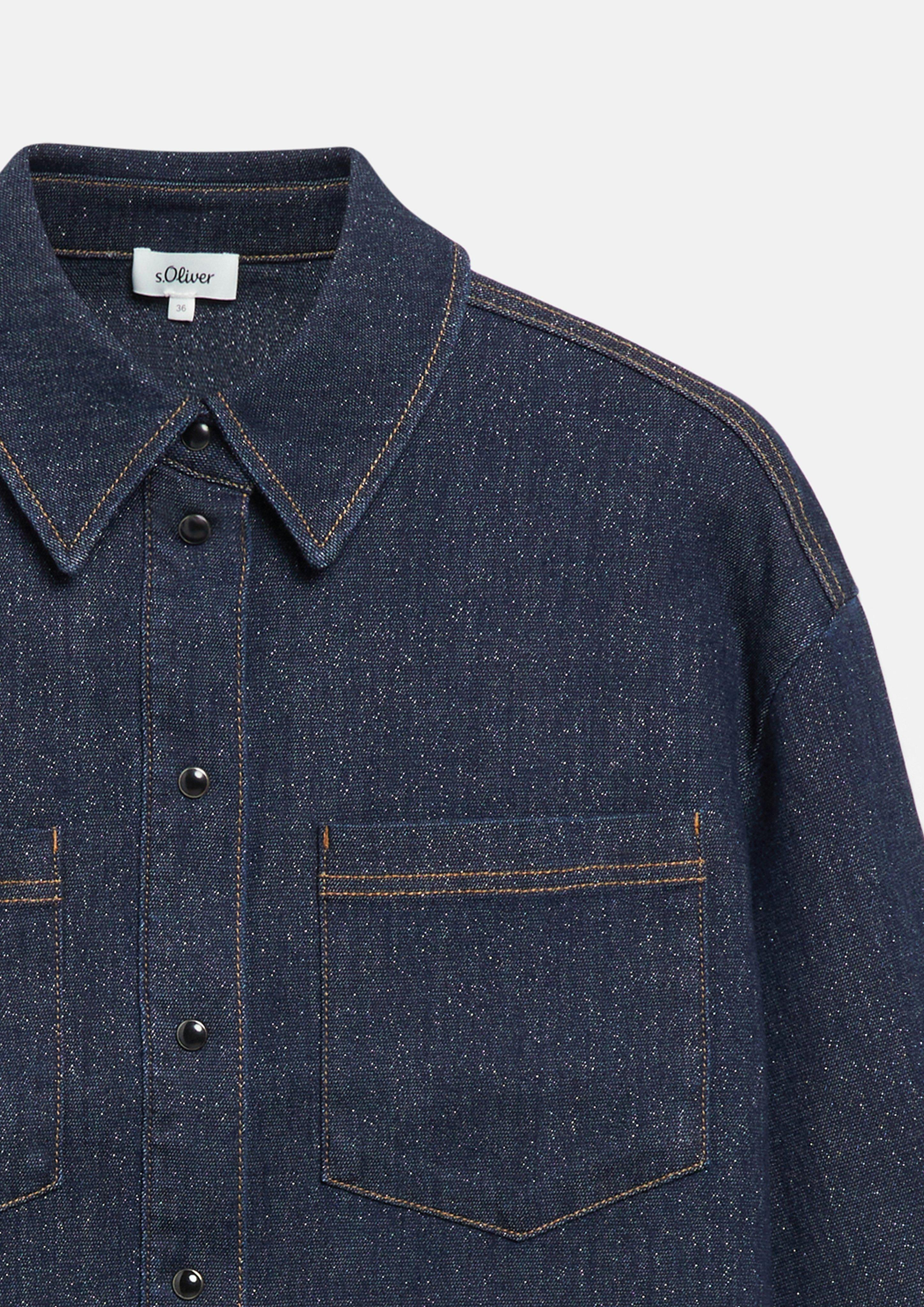 Dames Binnen blazer in blauw van s.Oliver