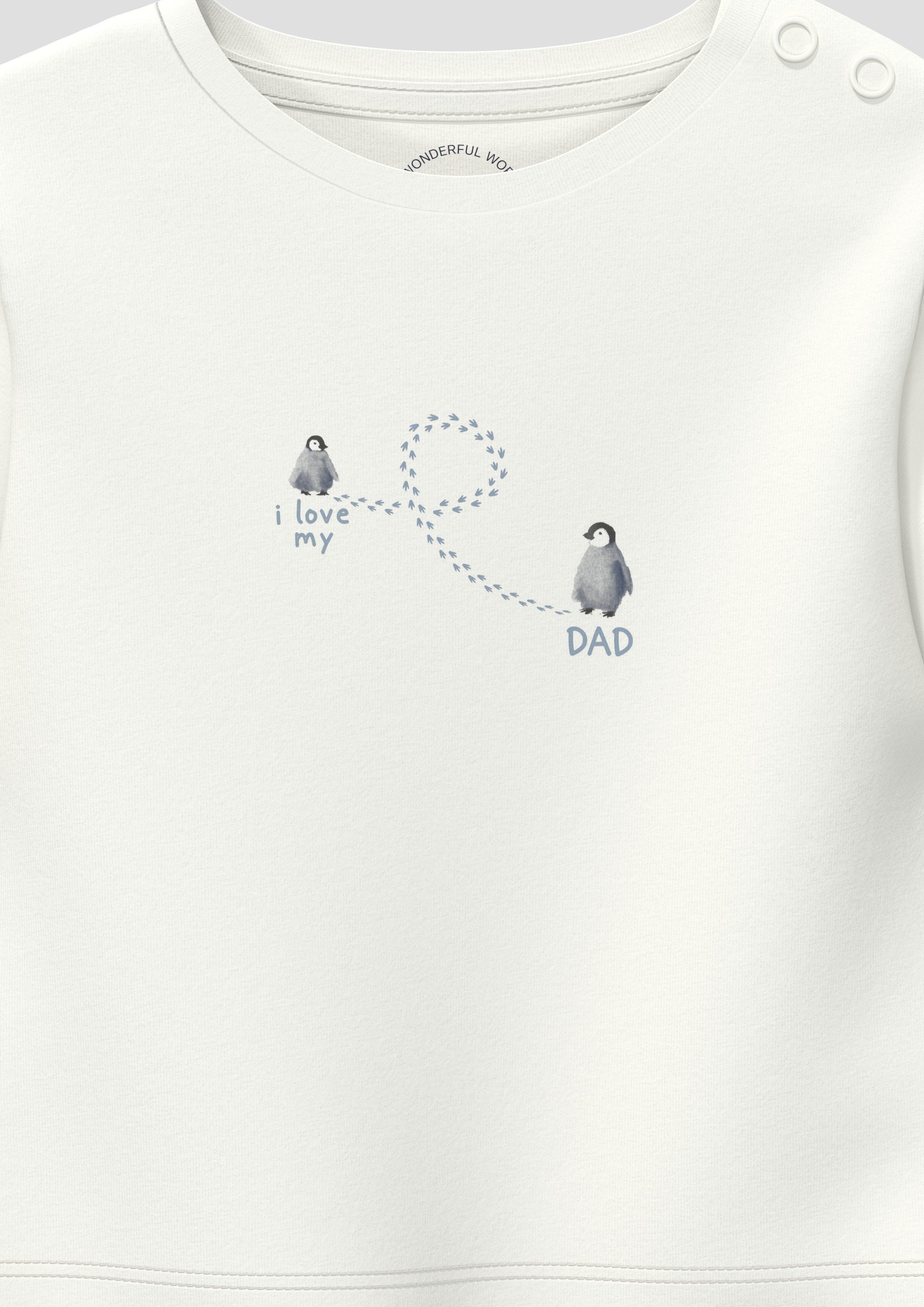 Kinder Unisex T-Shirt mit Print in weiß von s.Oliver