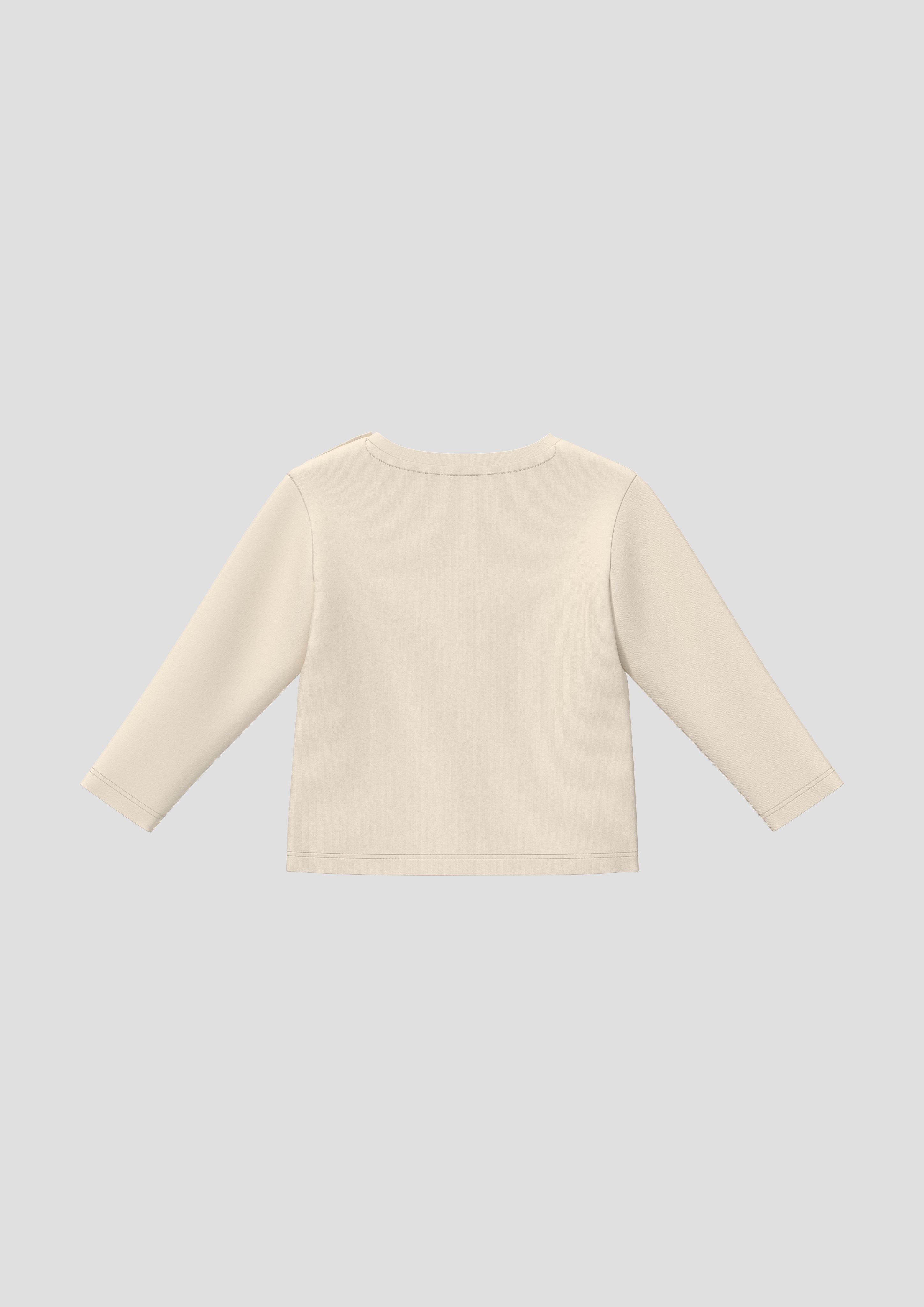 Kinder Unisex T-Shirt mit Print in beige von s.Oliver