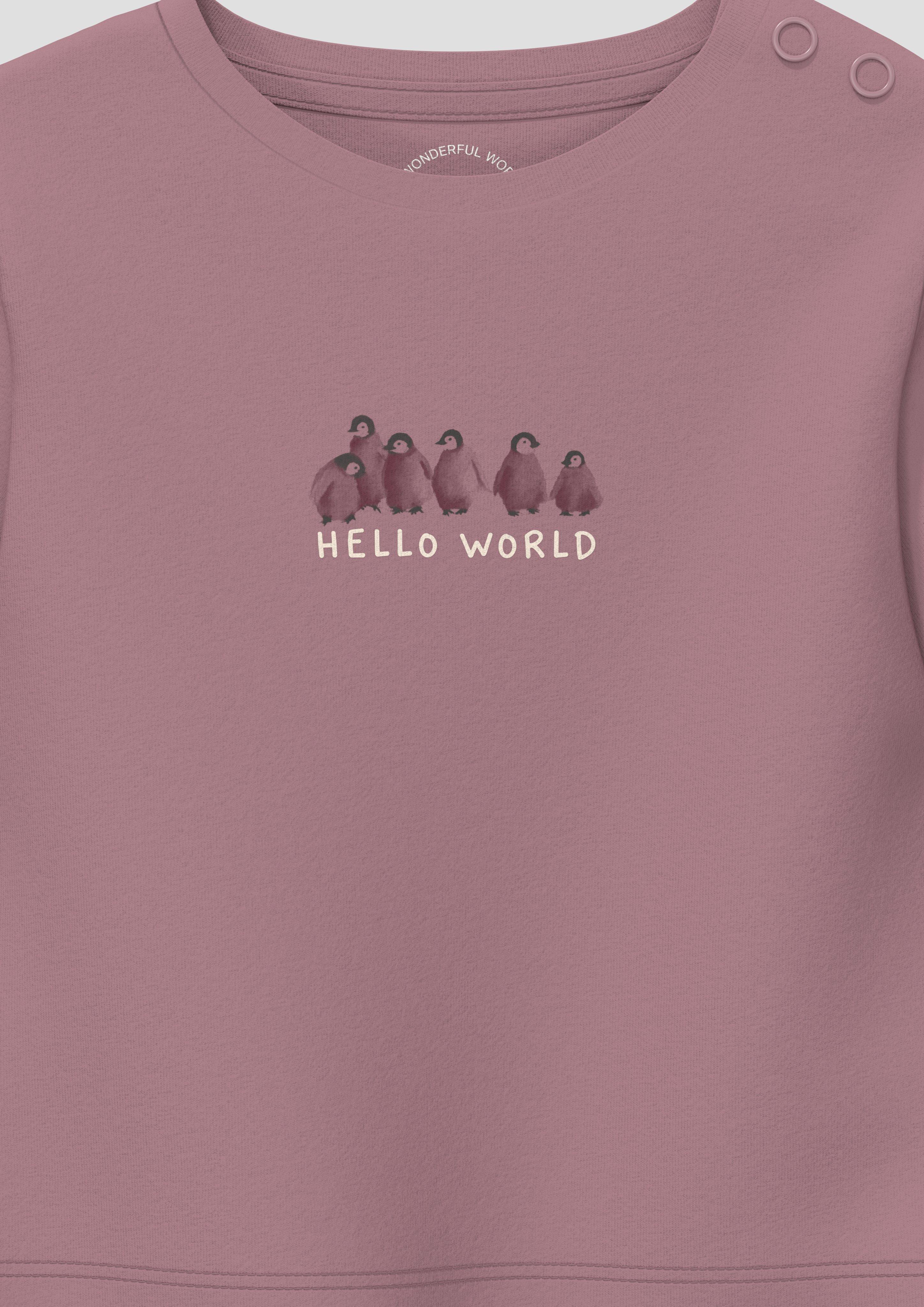 Kinder Unisex T-Shirt mit Print in pink von s.Oliver