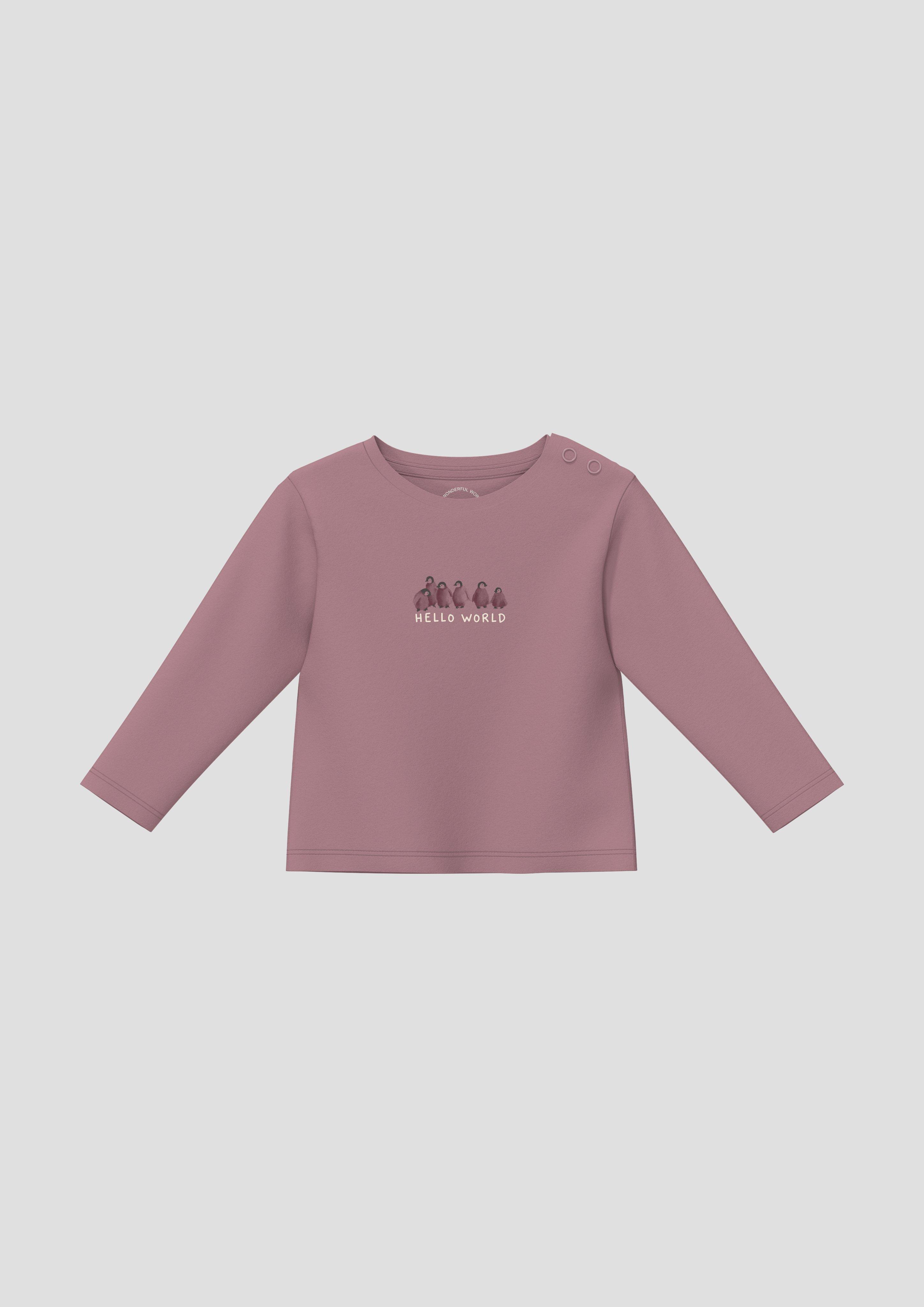 T-shirt unisexe imprimé en vieux rose de s.Oliver