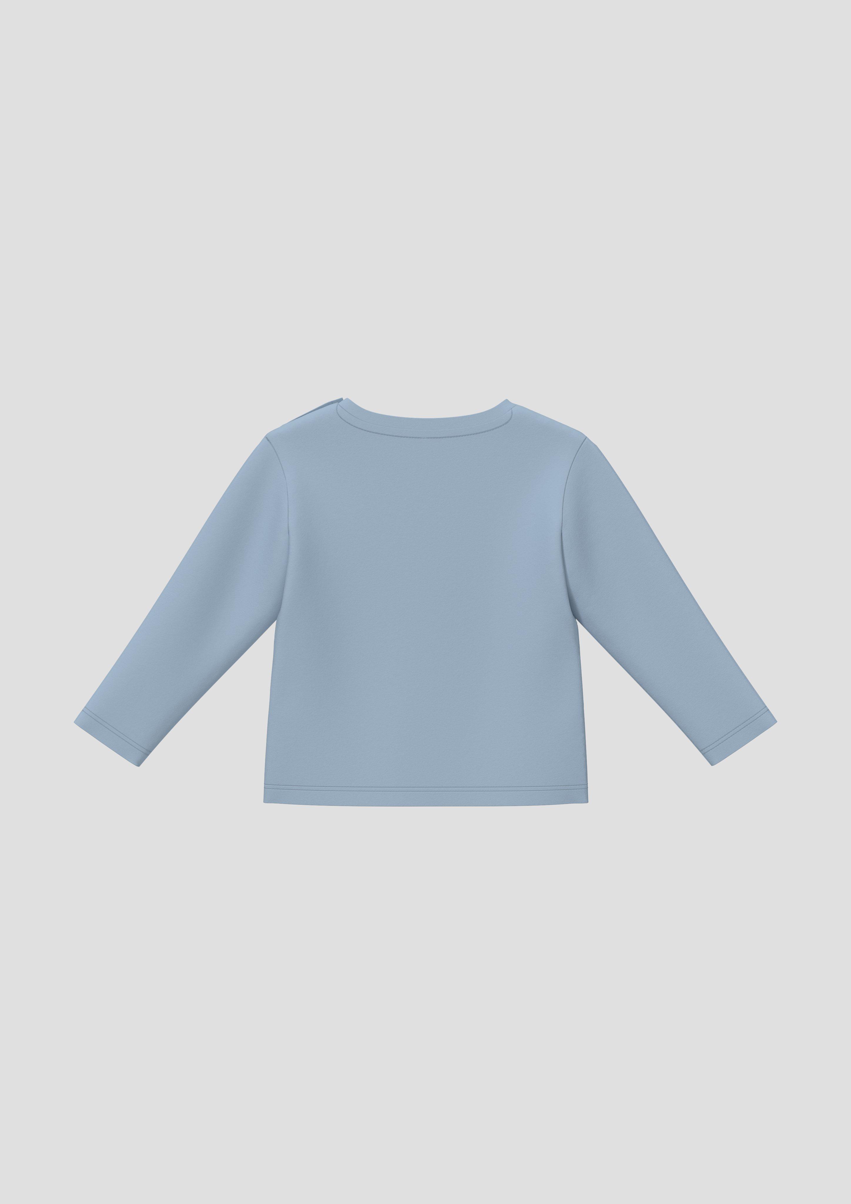 Kinder Unisex T-Shirt mit Print in blau von s.Oliver