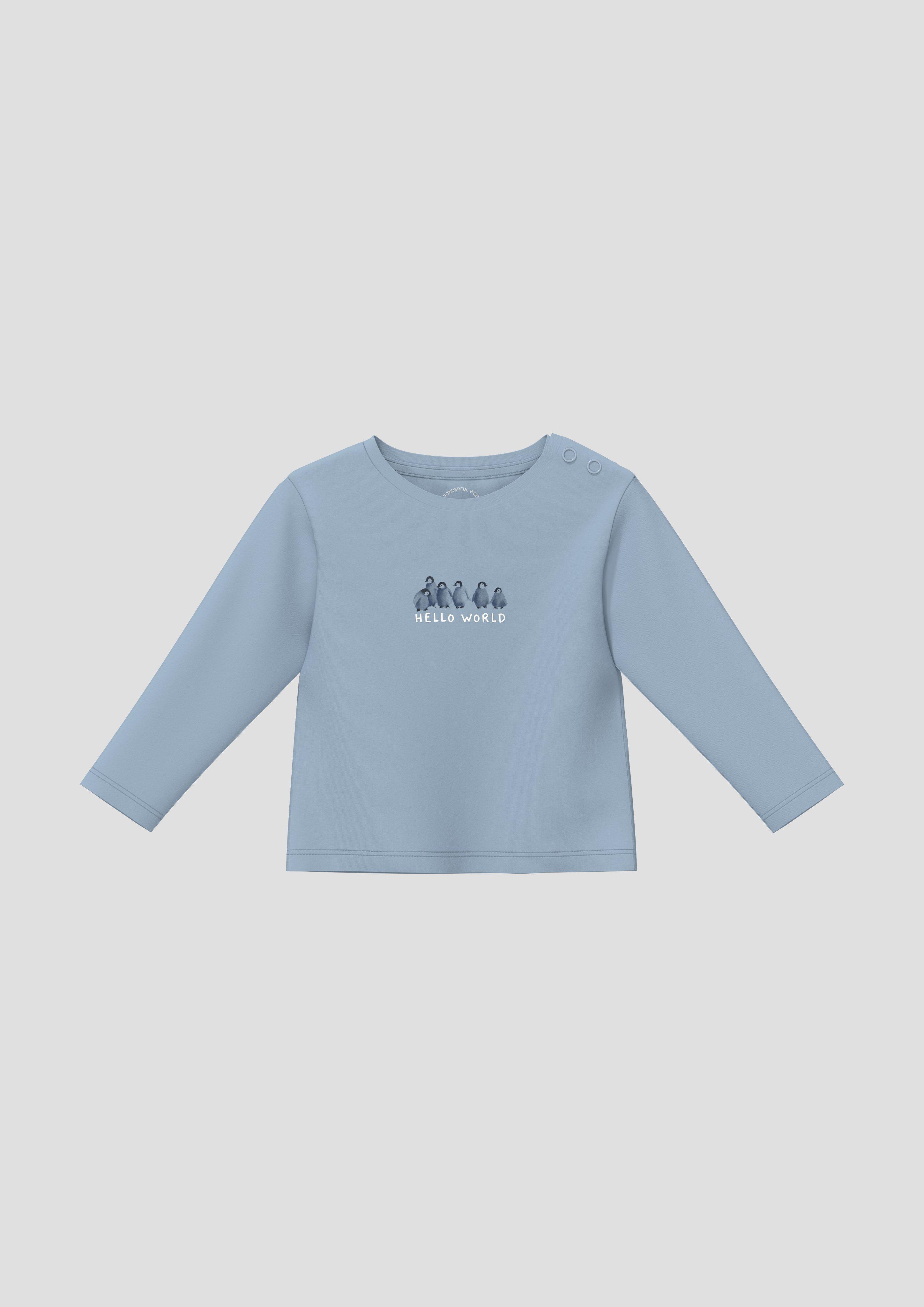Kinder Unisex T-Shirt mit Print in blau von s.Oliver