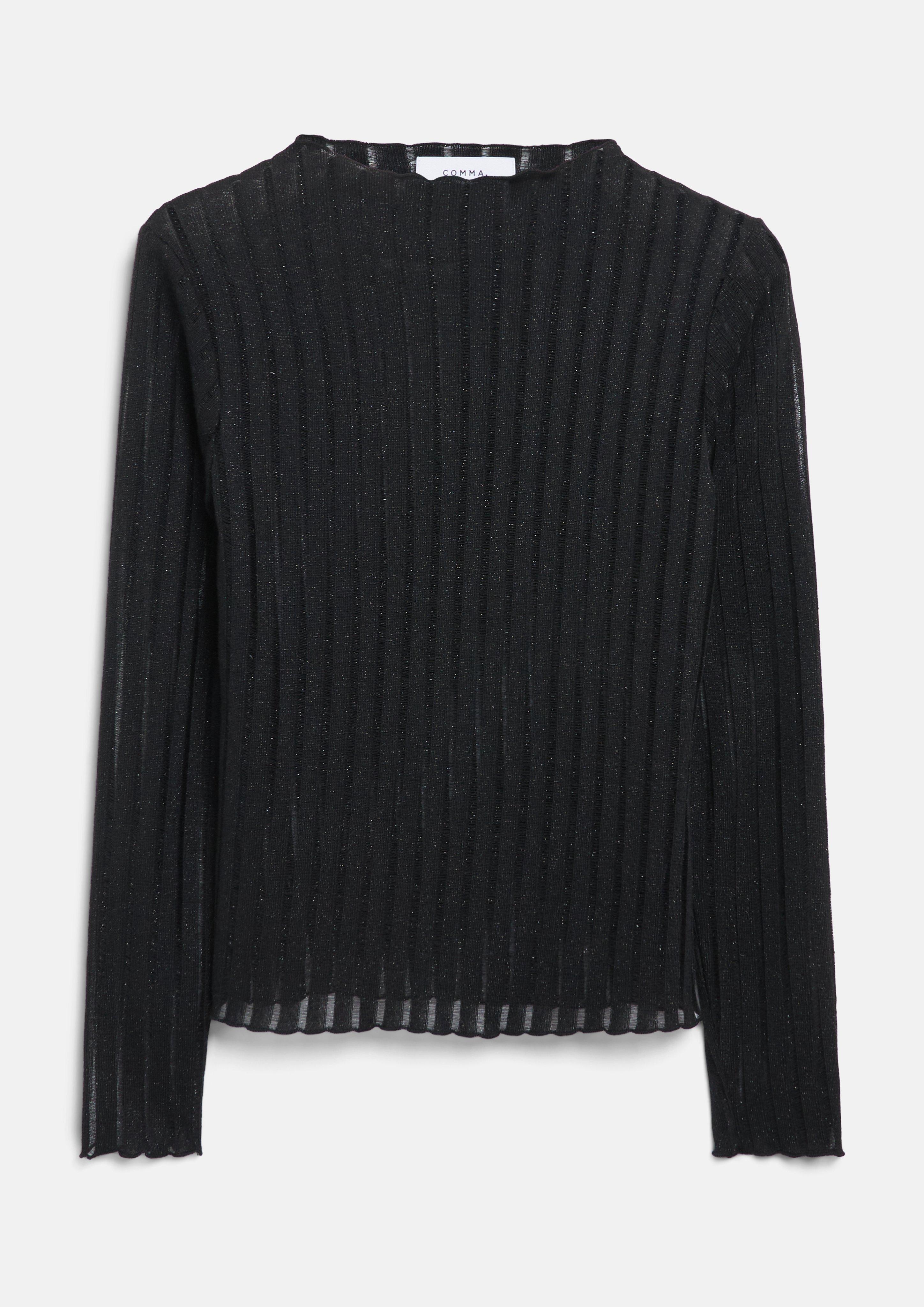 Women T-Shirt in black by COMMA