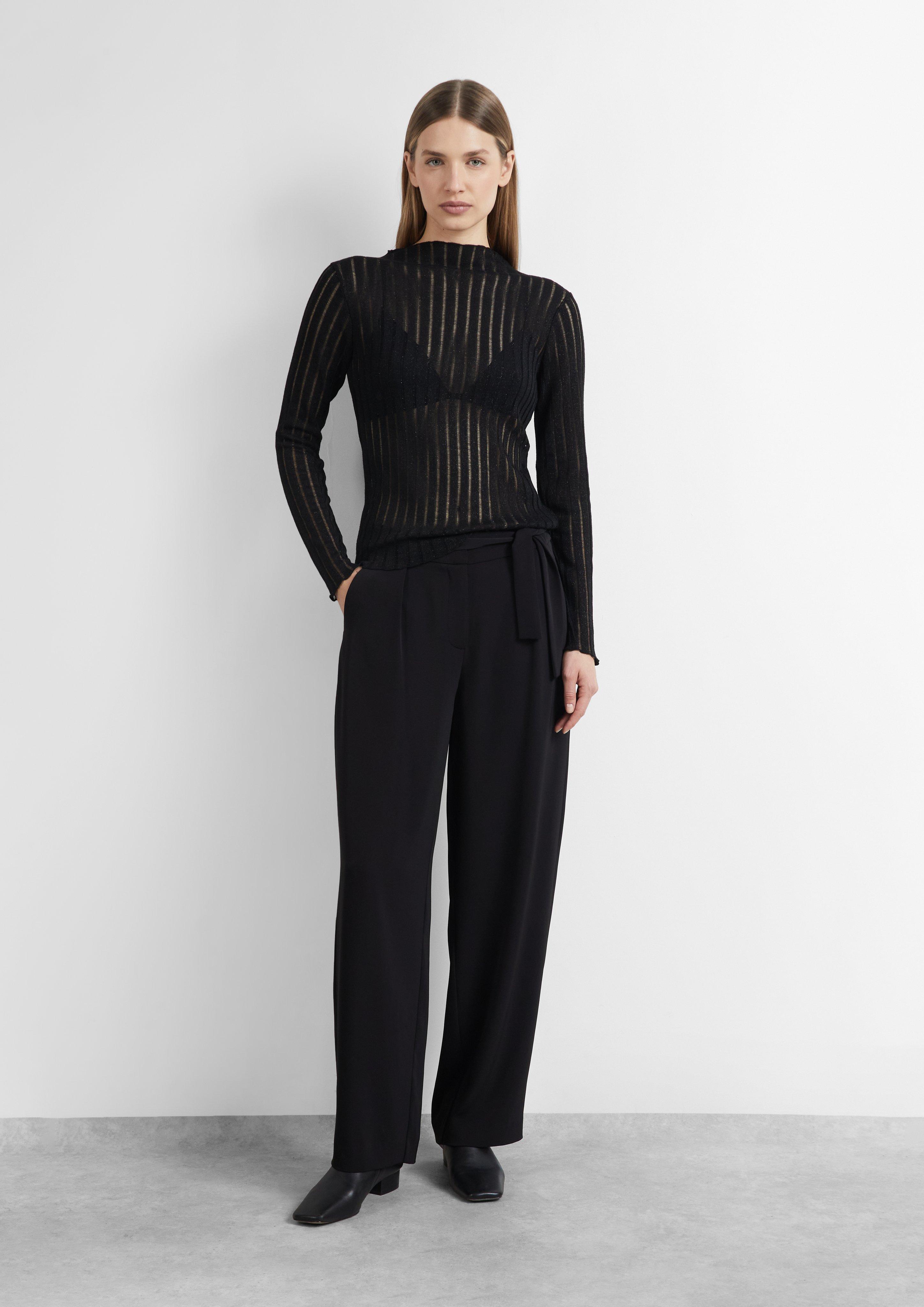Women T-Shirt in black by COMMA