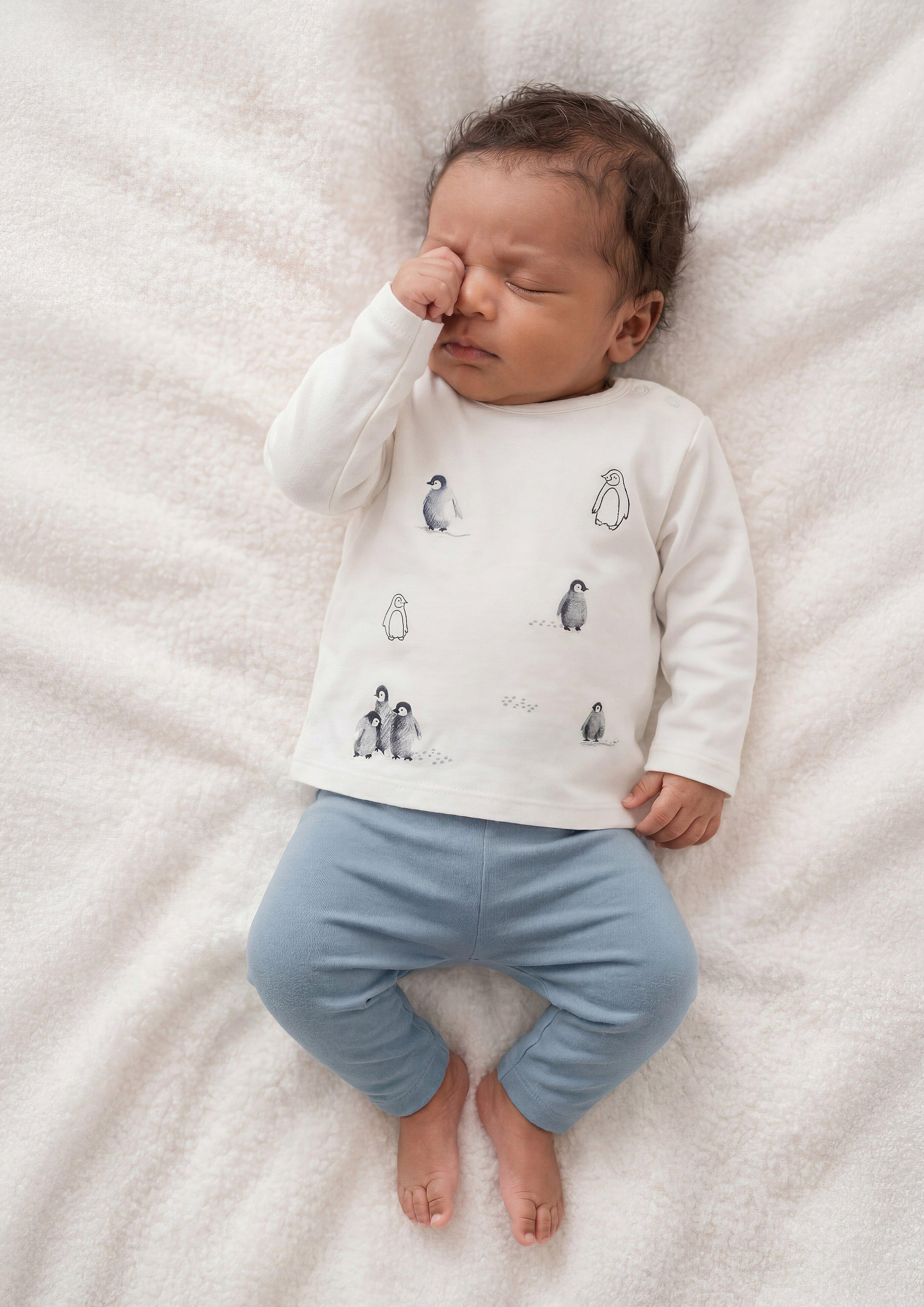 Unisex T-Shirt mit Artwork in Farbe creme von s.Oliver