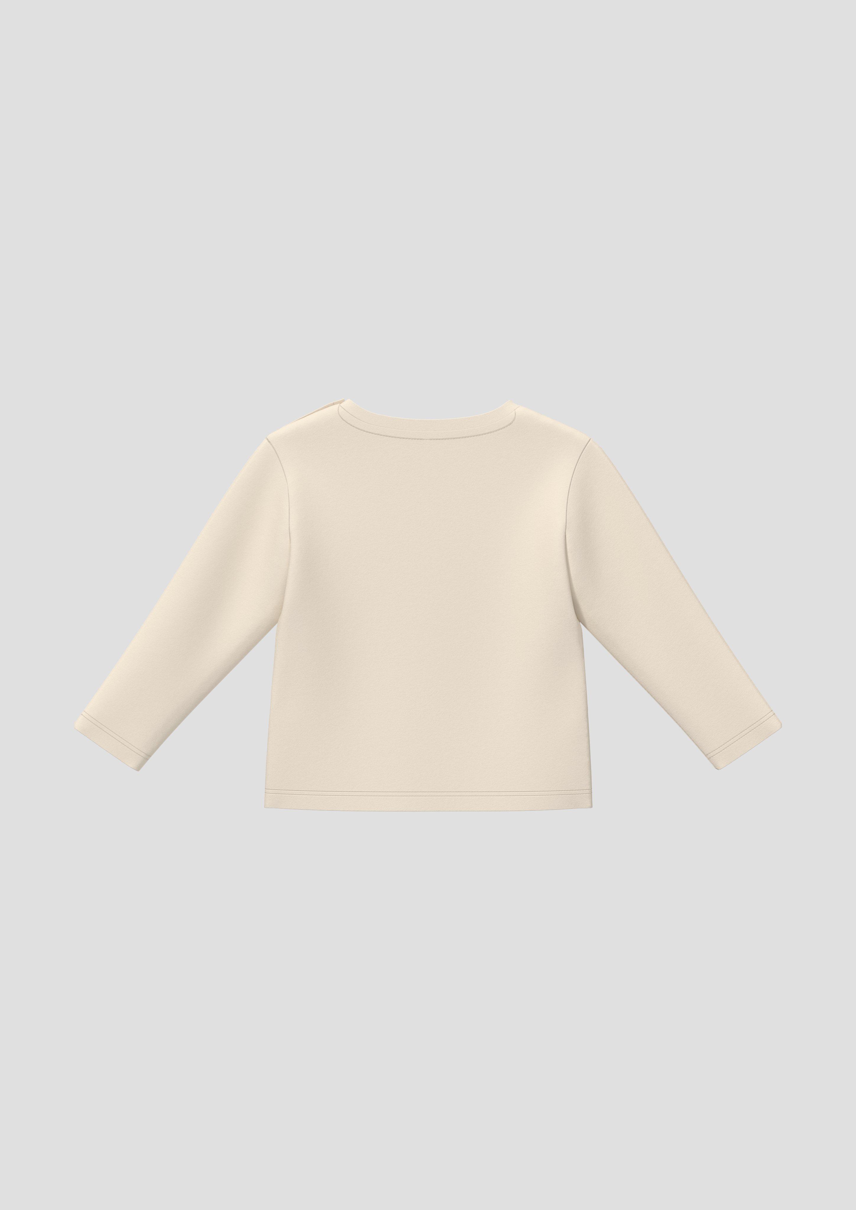 Kinder Unisex T-Shirt mit Artwork in beige von s.Oliver