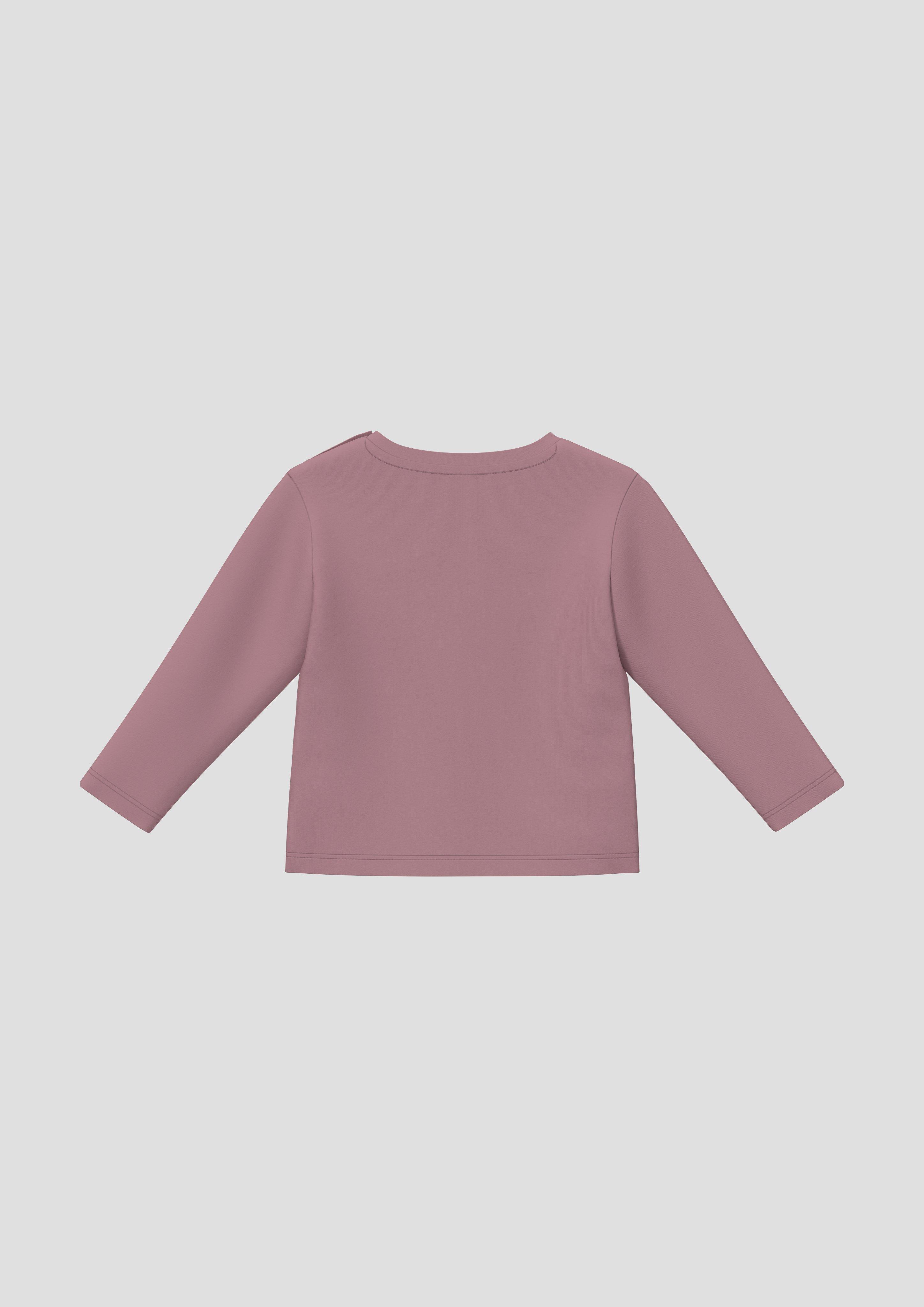 Kinder Unisex T-Shirt mit Artwork in pink von s.Oliver