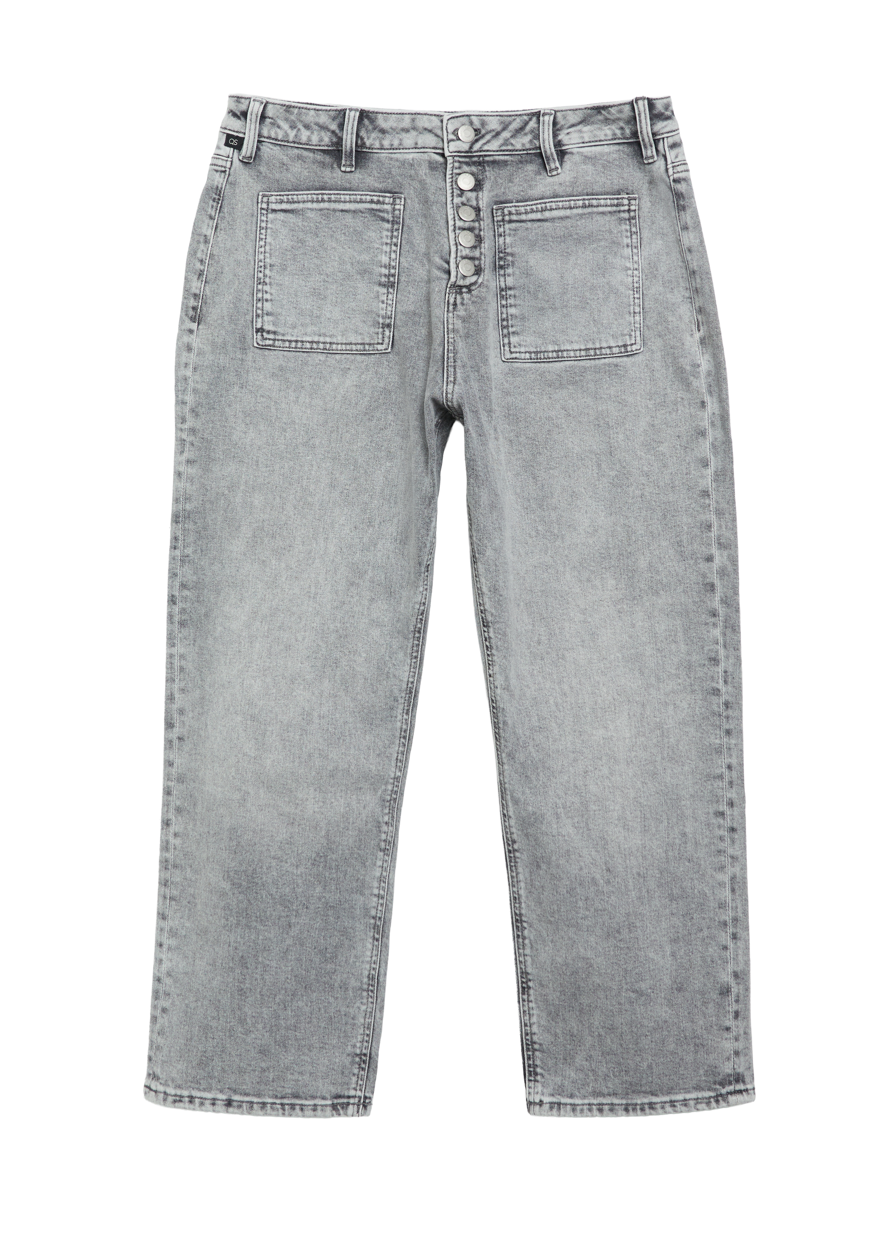 Jeans / High Rise / Straight Leg cropped