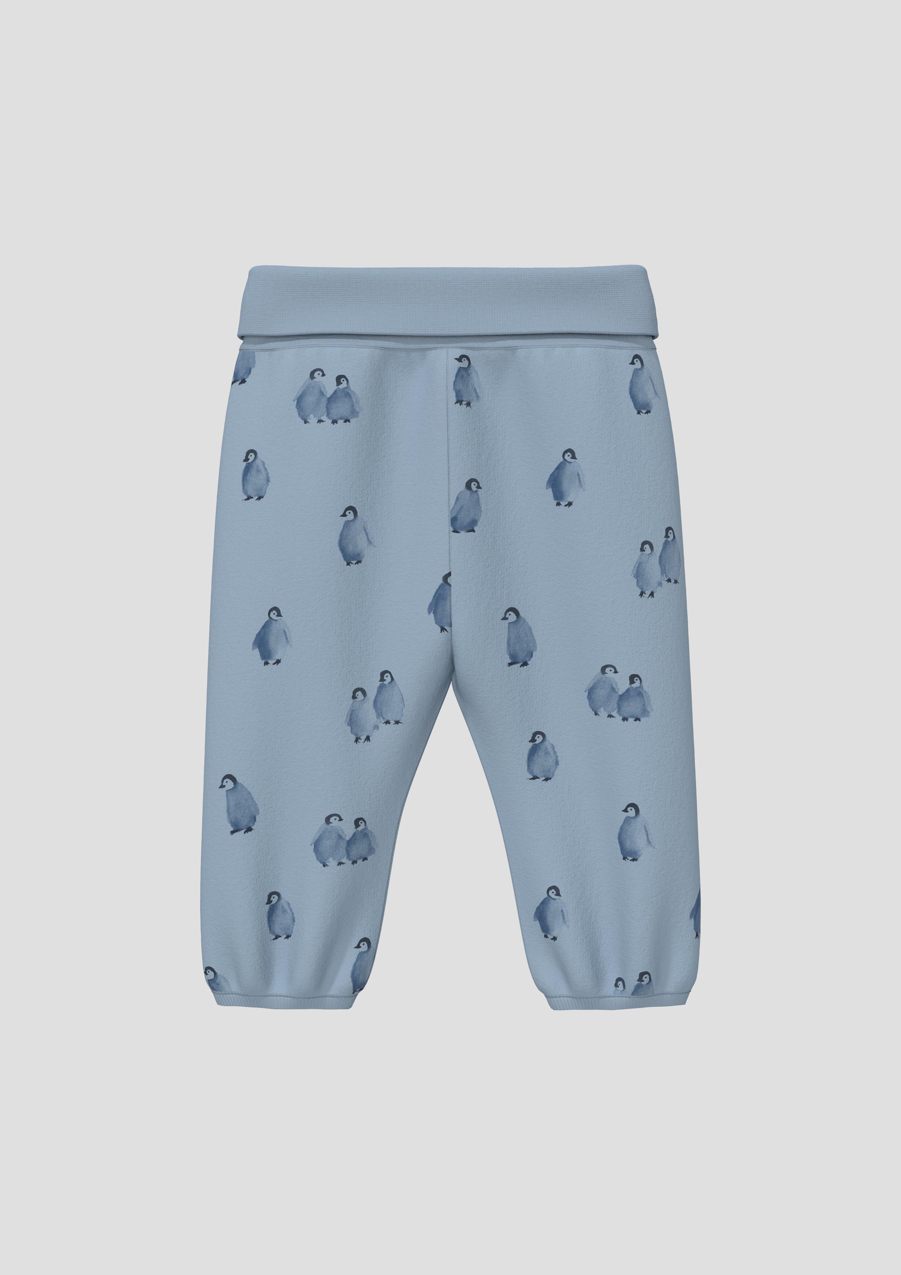 Kinder Unisex Sweatpants im Loose Fit in blau von s.Oliver
