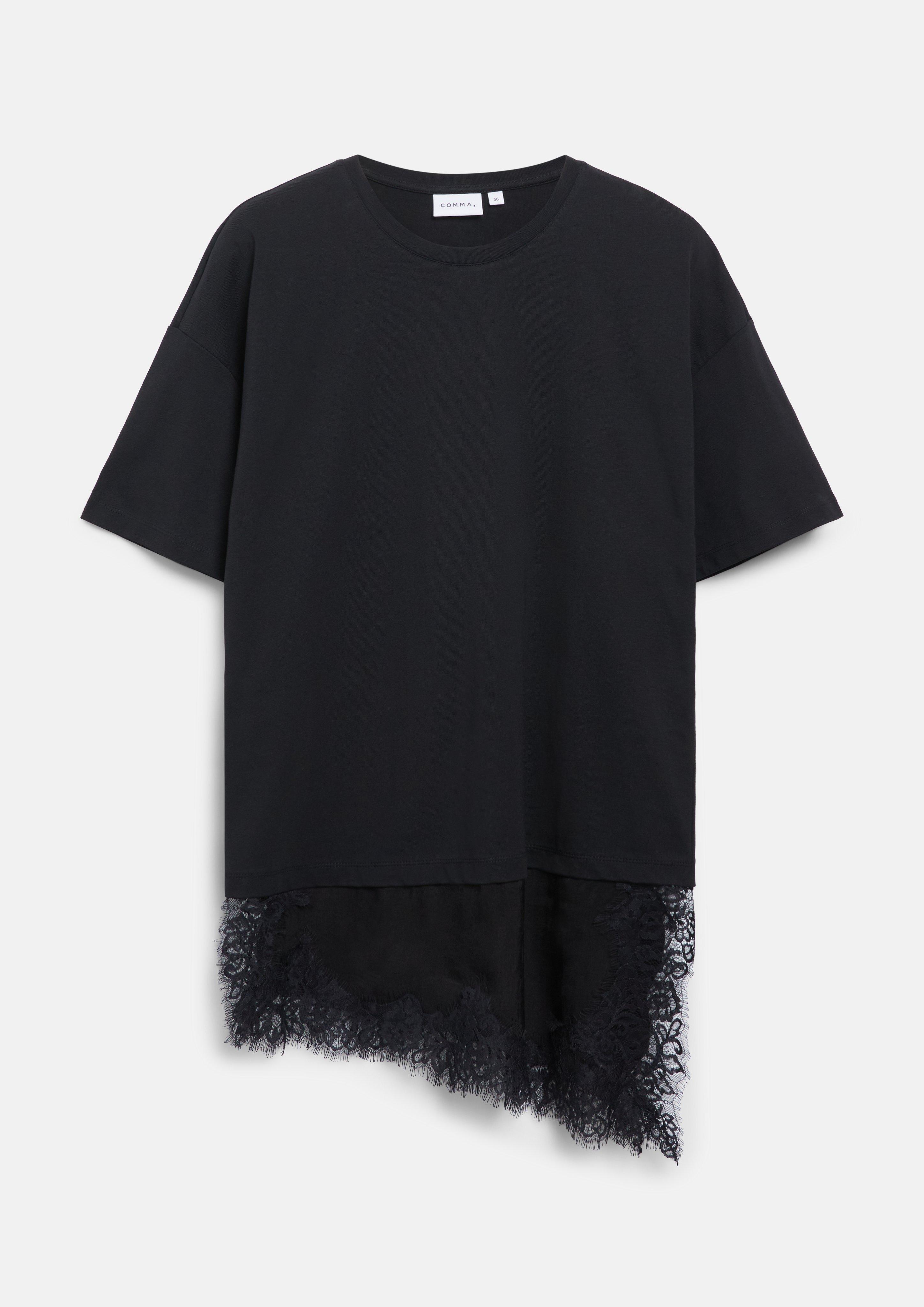 Women T-Shirt in black by COMMA